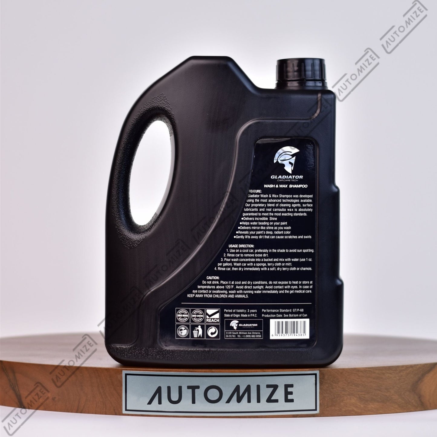 Gladiator Wash and Wax Shampoo - Automize