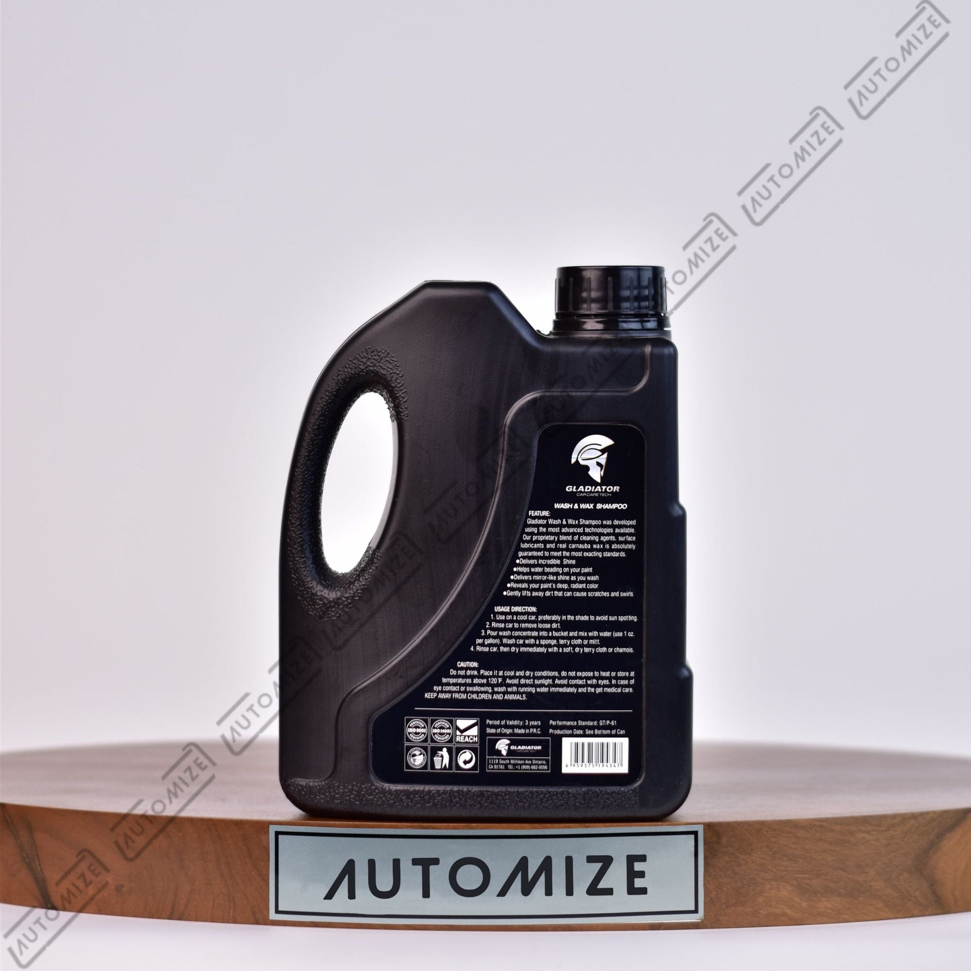 Gladiator Wash and Wax Shampoo - Automize