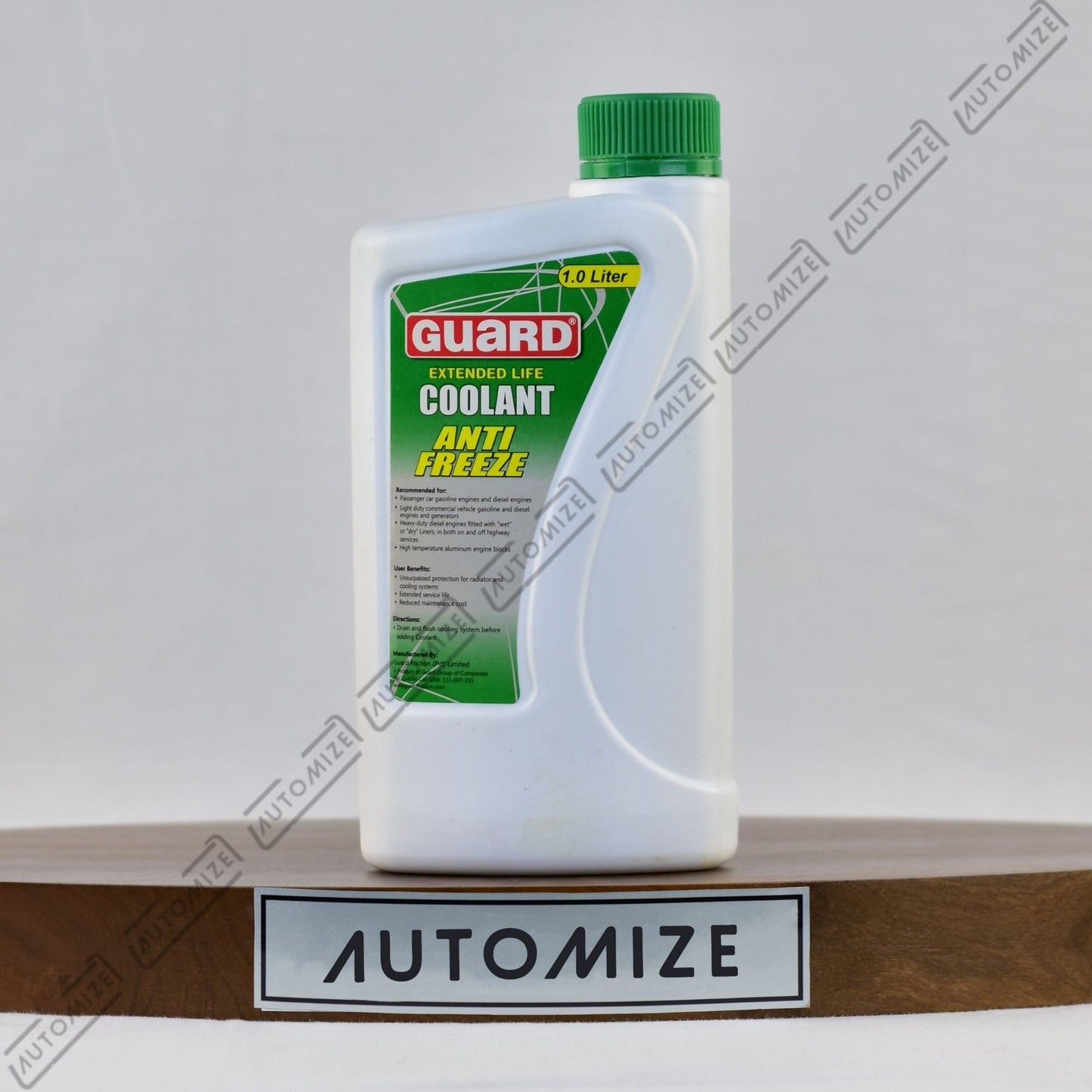 Guard Extended Life Anti Freeze Coolant [Green] - 1 L - Automize