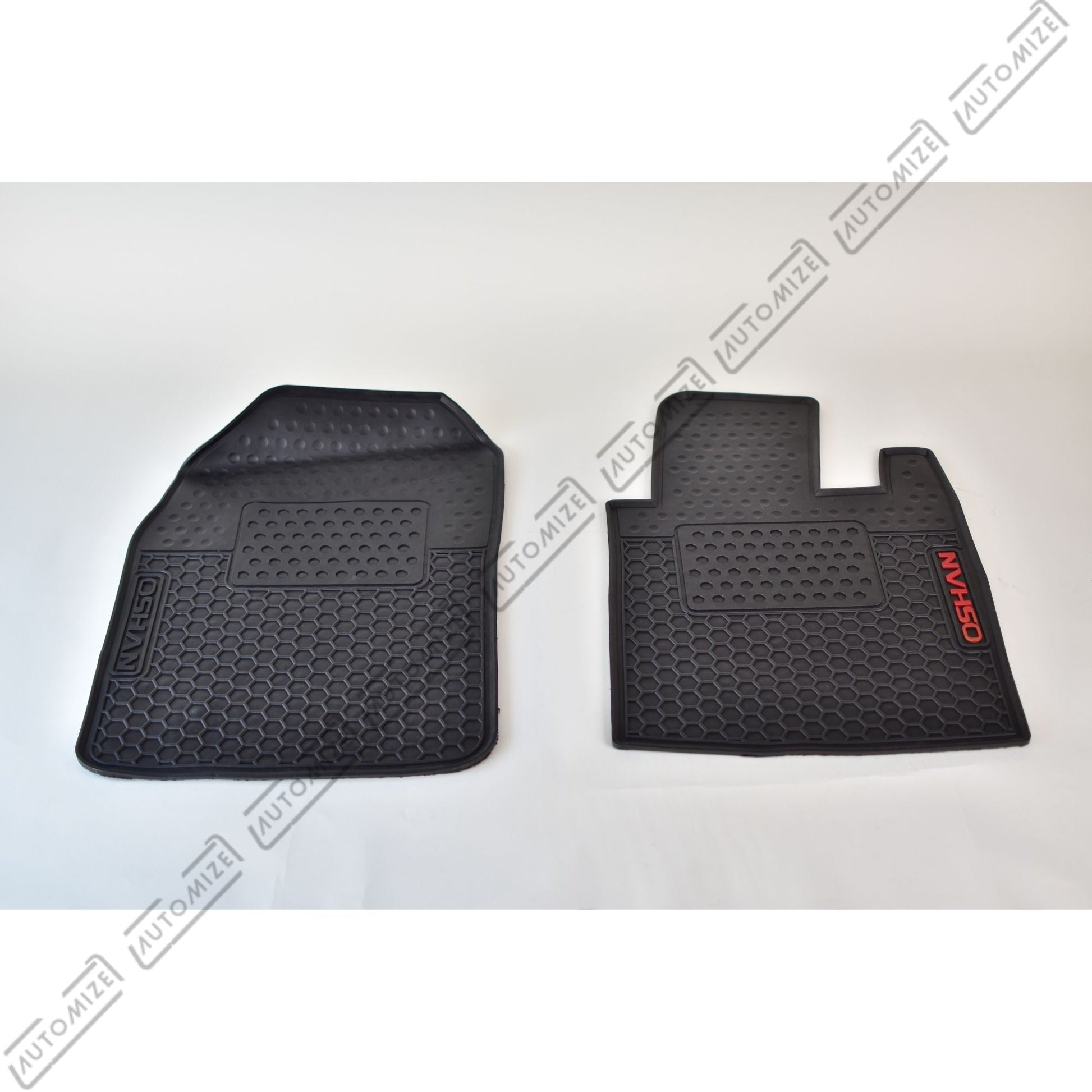 Haseen Diamond Rubber Mats - Black (Changan Oshan) - Automize