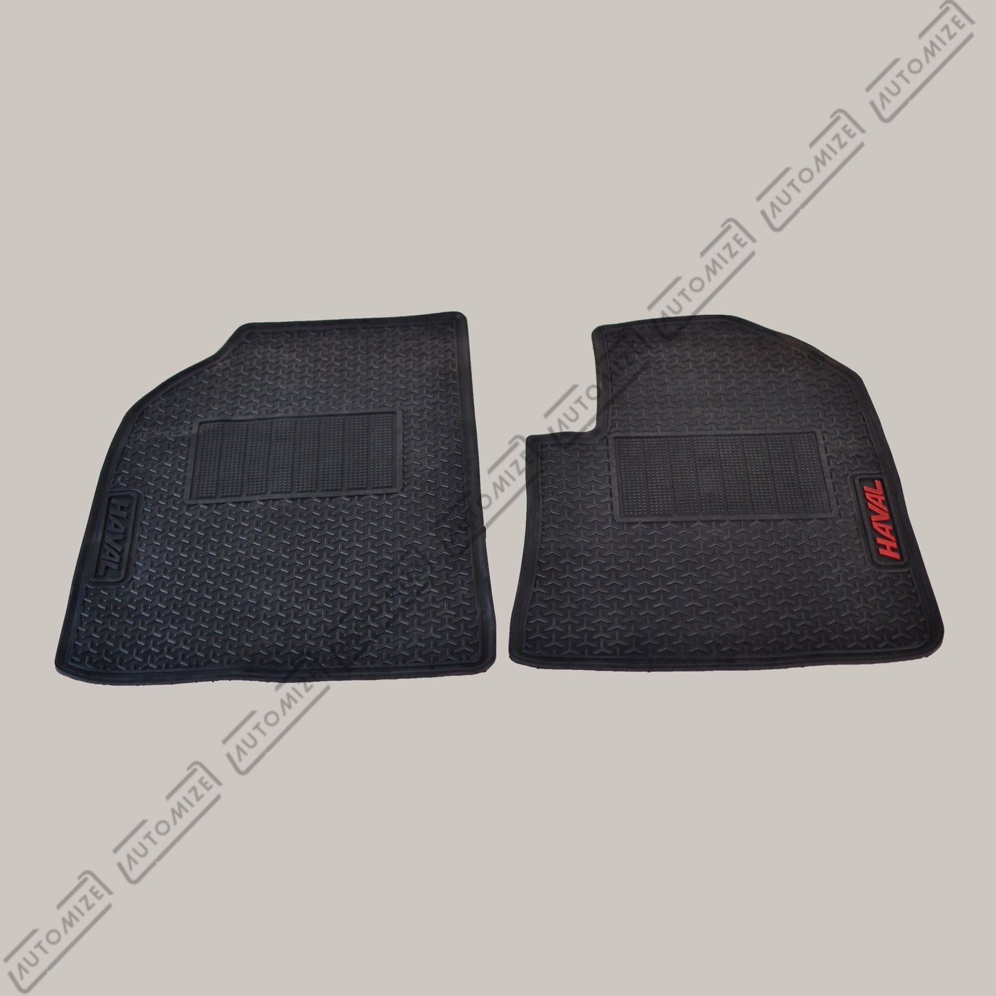 Haseen Diamond Rubber Mats - Black (Haval) - Automize