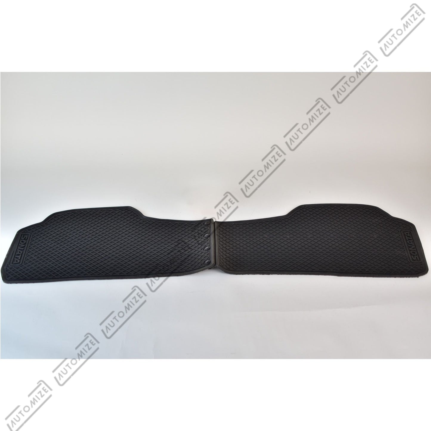 Haseen Diamond Rubber Mats - Black (Hyundai Sonata) - Automize