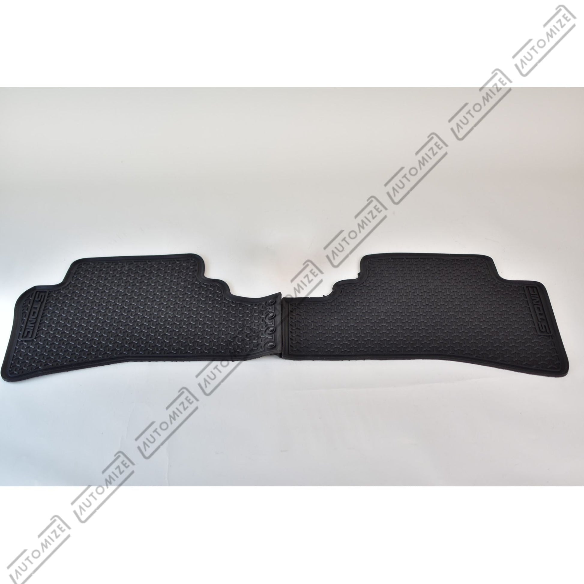 Haseen Diamond Rubber Mats - Black (Kia Stonic) - Automize