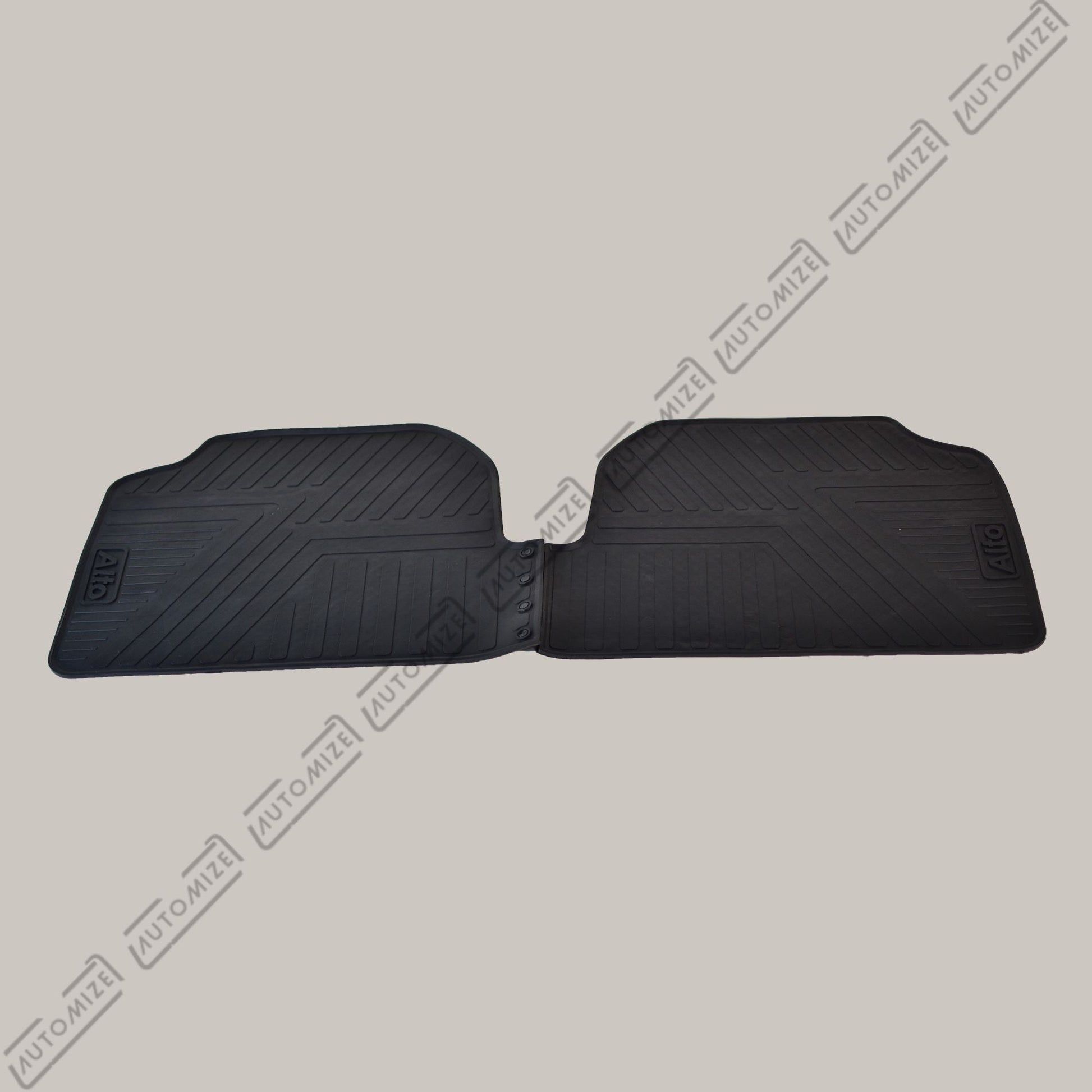 Haseen Diamond Rubber Mats - Black (Suzuki Alto) - Automize