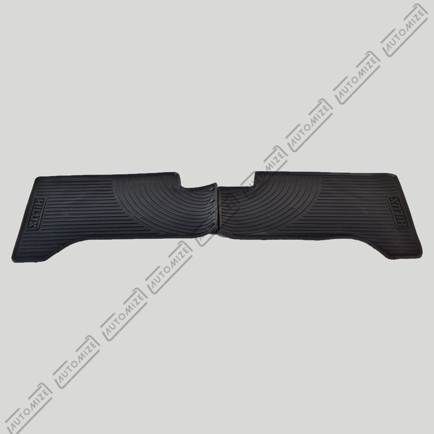 Haseen Diamond Rubber Mats - Black (Toyota Hilux) - Automize