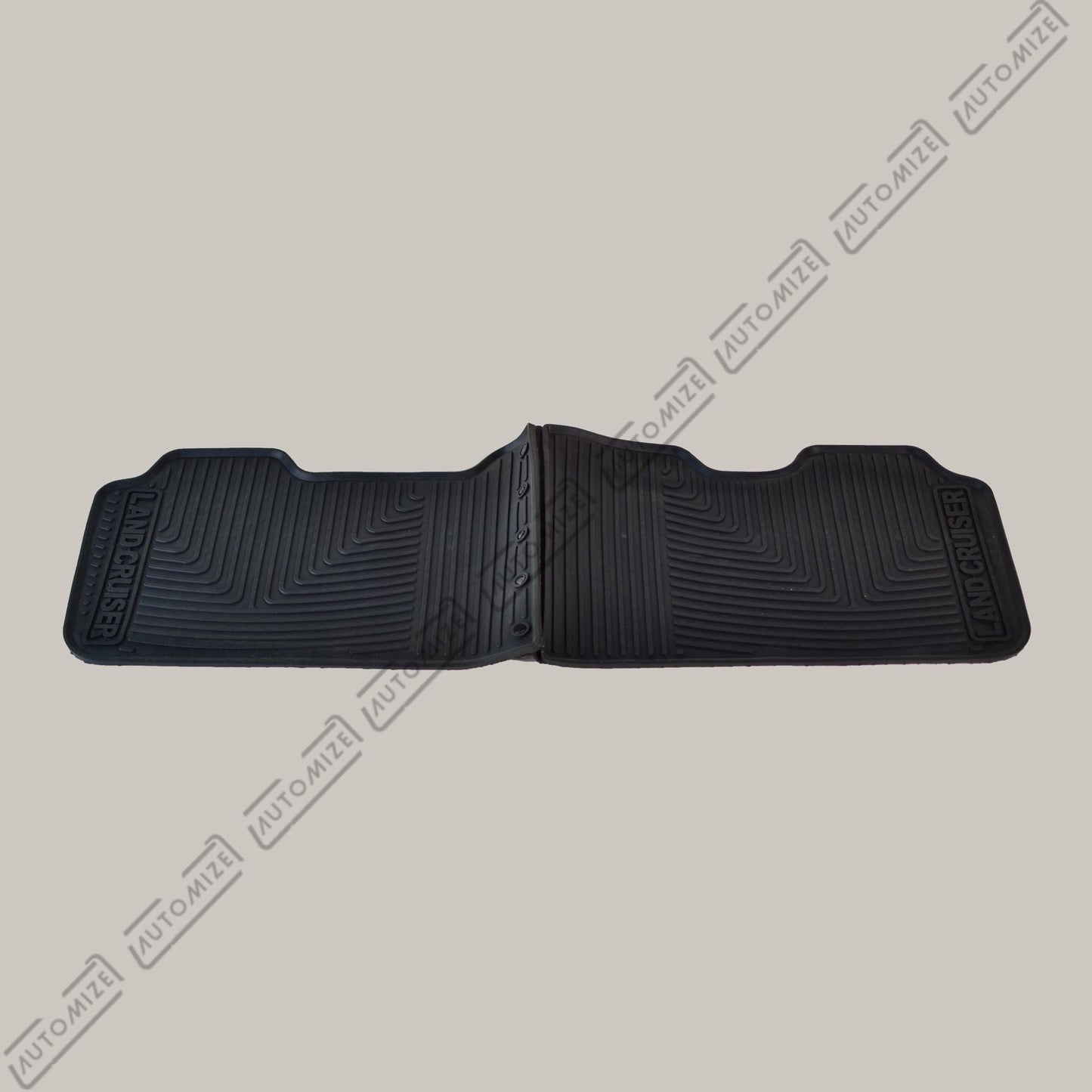 Haseen Diamond Rubber Mats - Black (Toyota Land Cruiser) - Automize