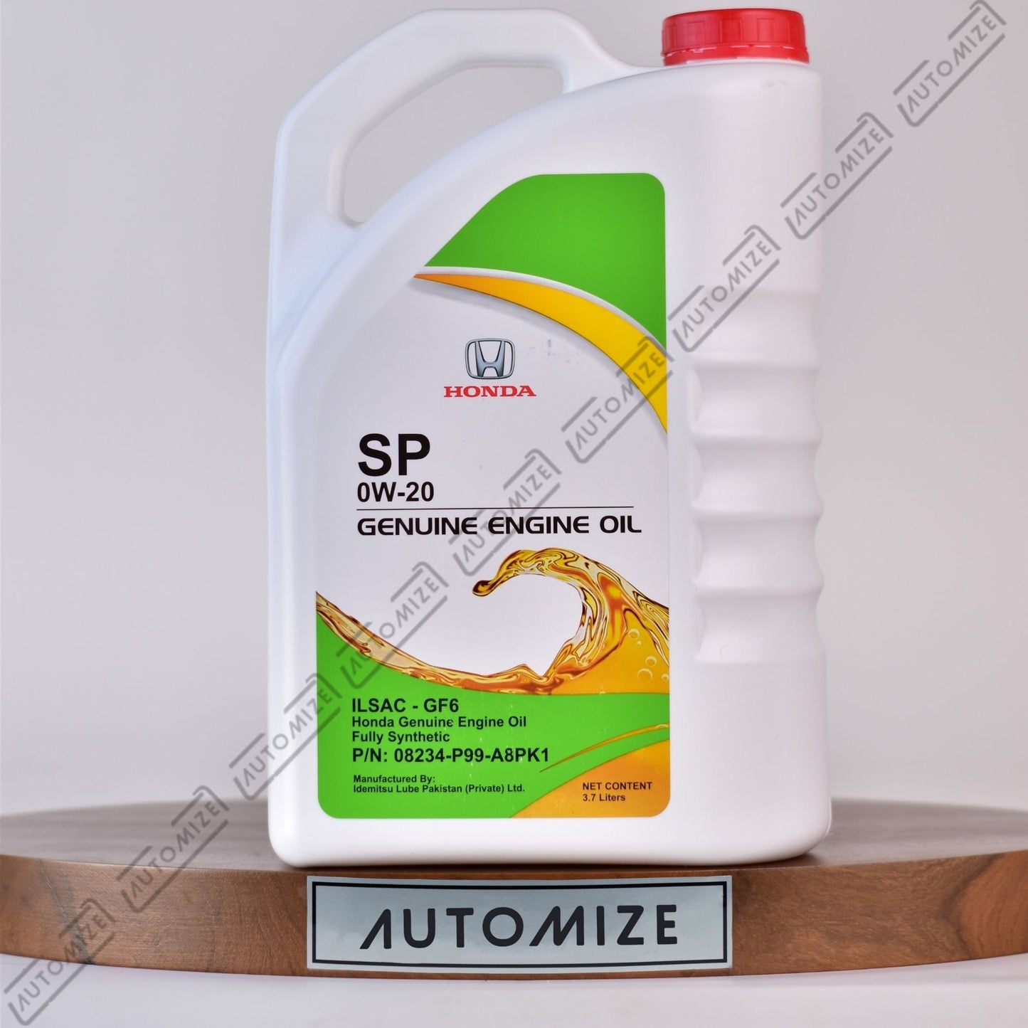 Honda SP 0W - 20 ILSAC - GF6 Genuine Engine Oil - Fully Synthetic (3.7l) - Automize