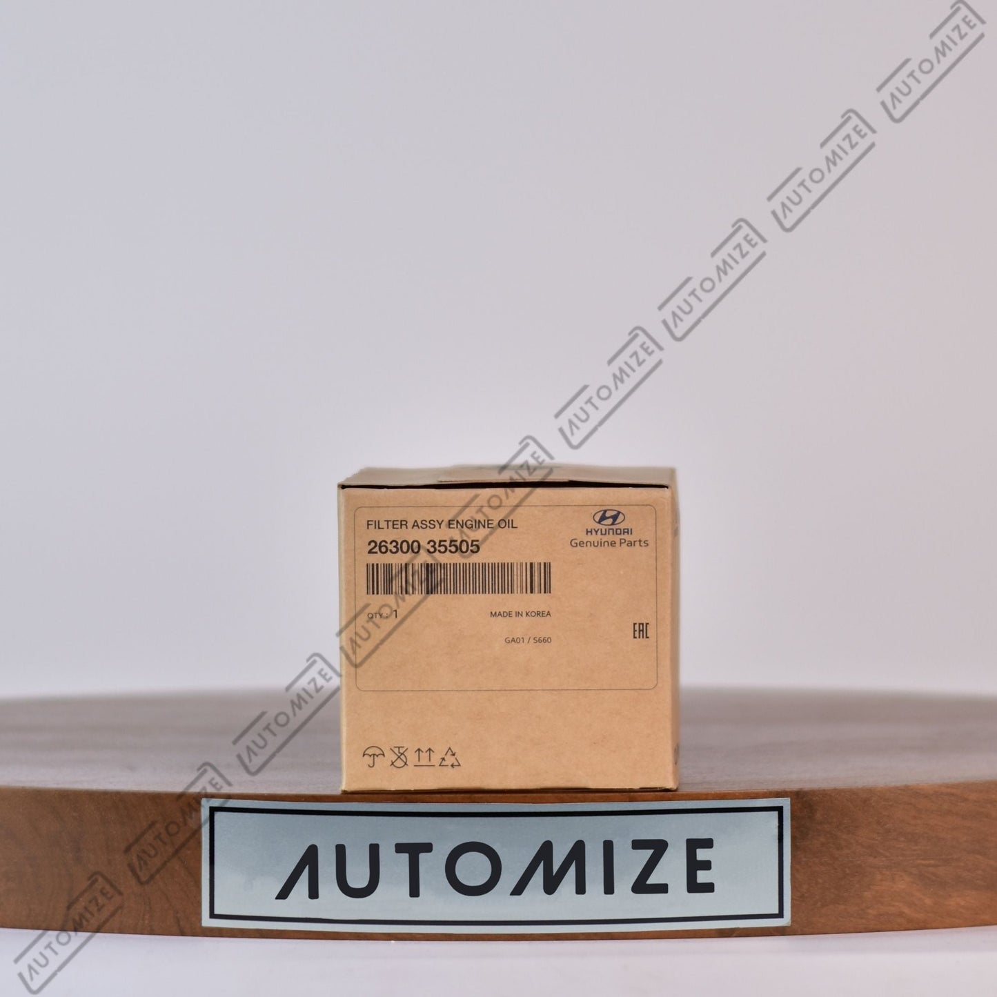 Hyundai Genuine Parts - Oil Filter (26300 35505) - Automize