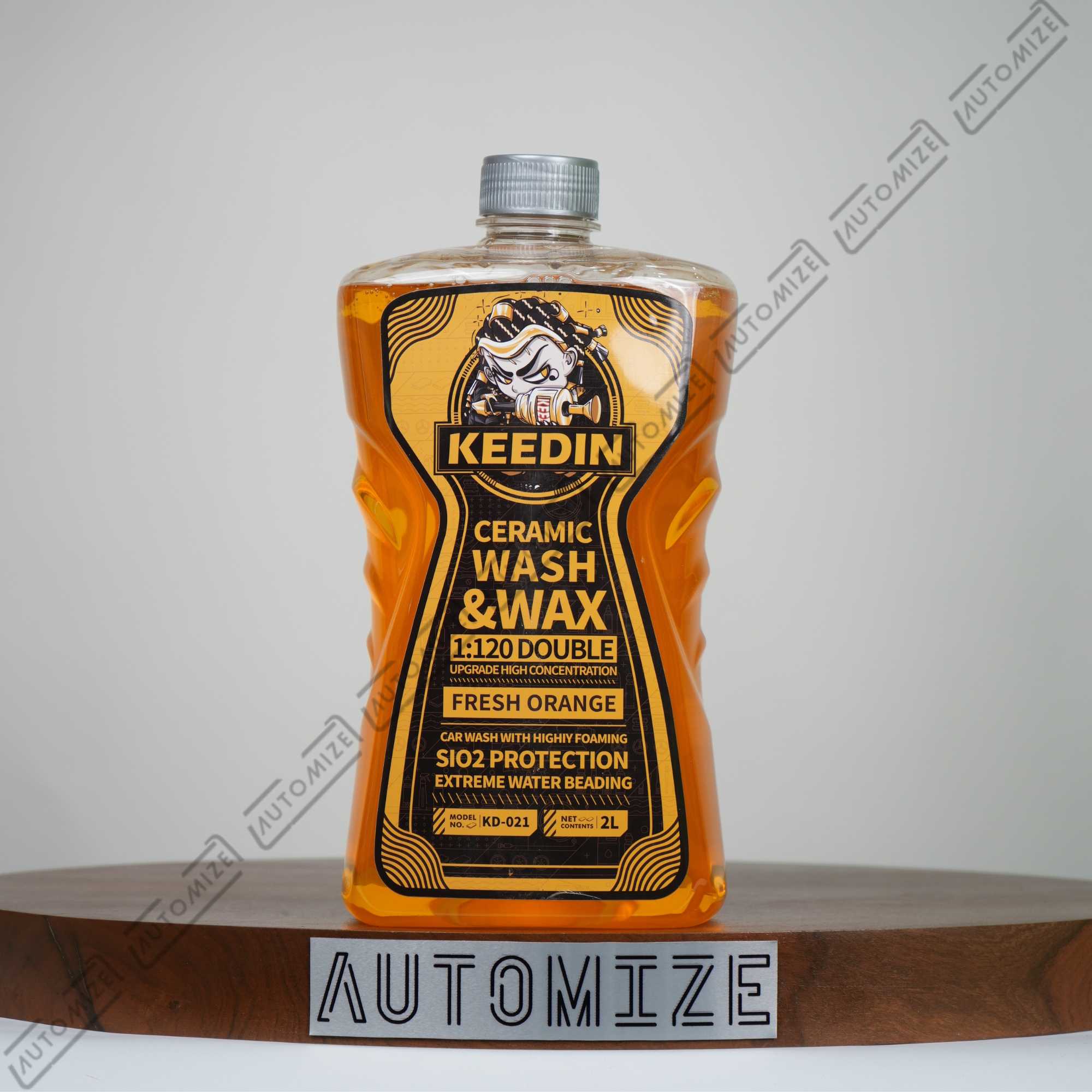 Keedin Ceramic Wash and Wax Fresh Orange [KD - 021] (2l) - Automize