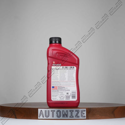 Kendall Liquitek GT - 1 Max Full Synthetic Motor Oil [Gasoline] SAE 5W - 30 (1l) - Automize