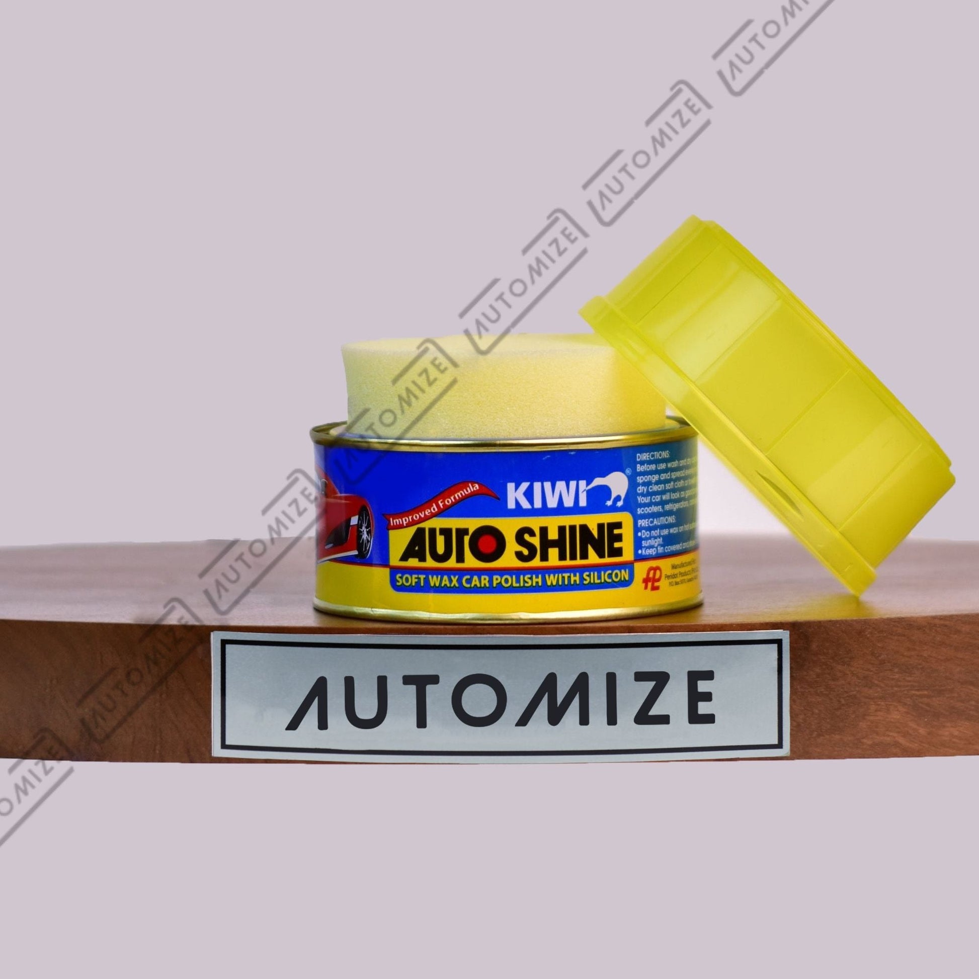 Kiwi Auto Shine Soft Wax Car Polish with Silicon (220g) - Automize