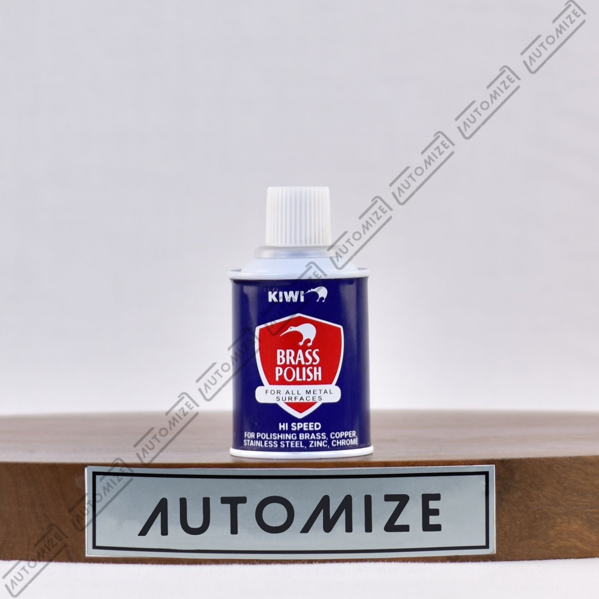 Kiwi Brass Polish For All Metal Surfaces (100ml) - Automize