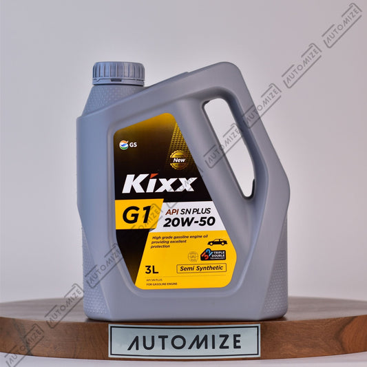 KIXX G1 API SN PLUS 20W - 50 High Grade Gasoline Engine Oil - Semi Synthetic (3l) - Automize