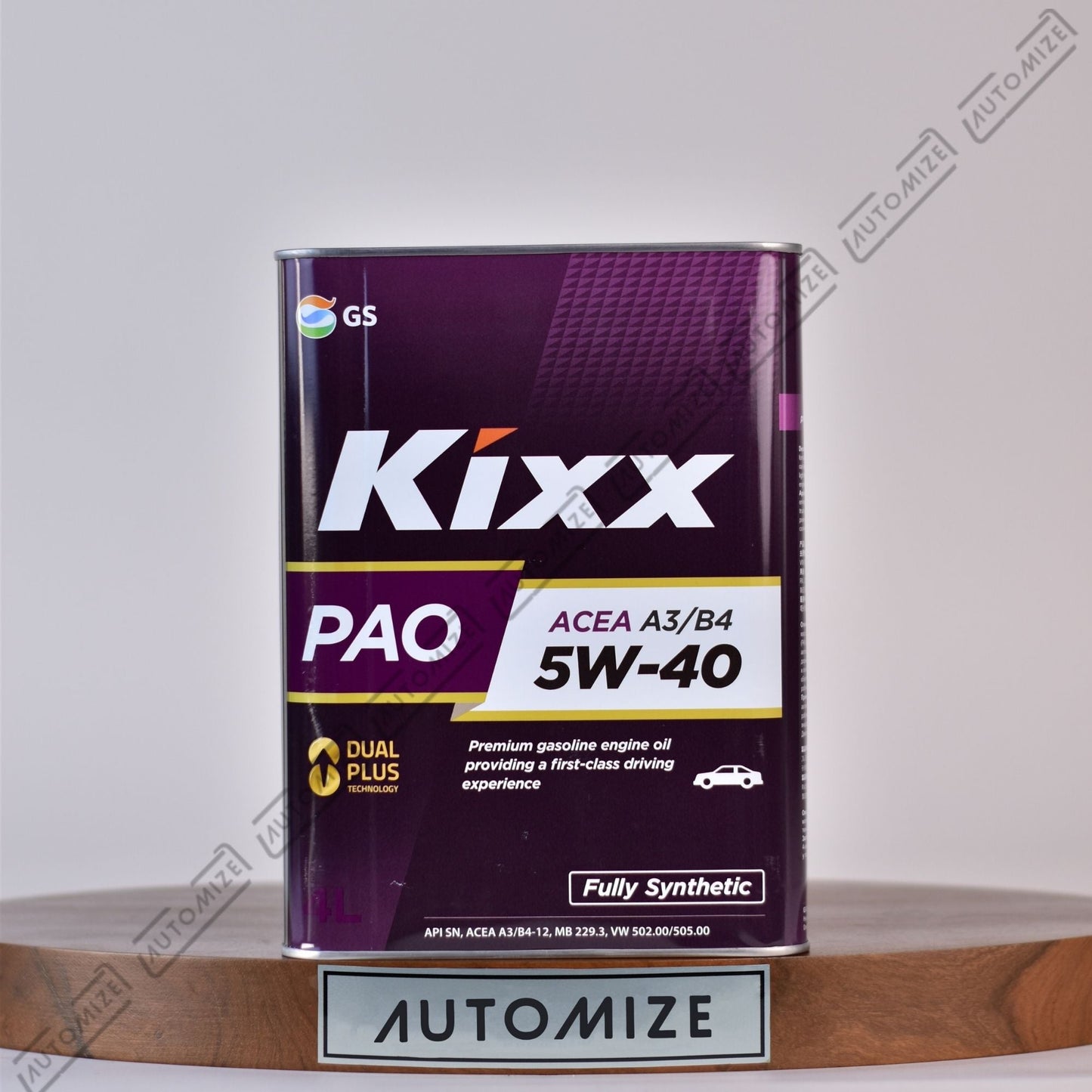 KIXX PAO ACEA A3/B4 5W - 40 Premium Gasoline Engine Oil - Fully Synthetic (4l) - Automize