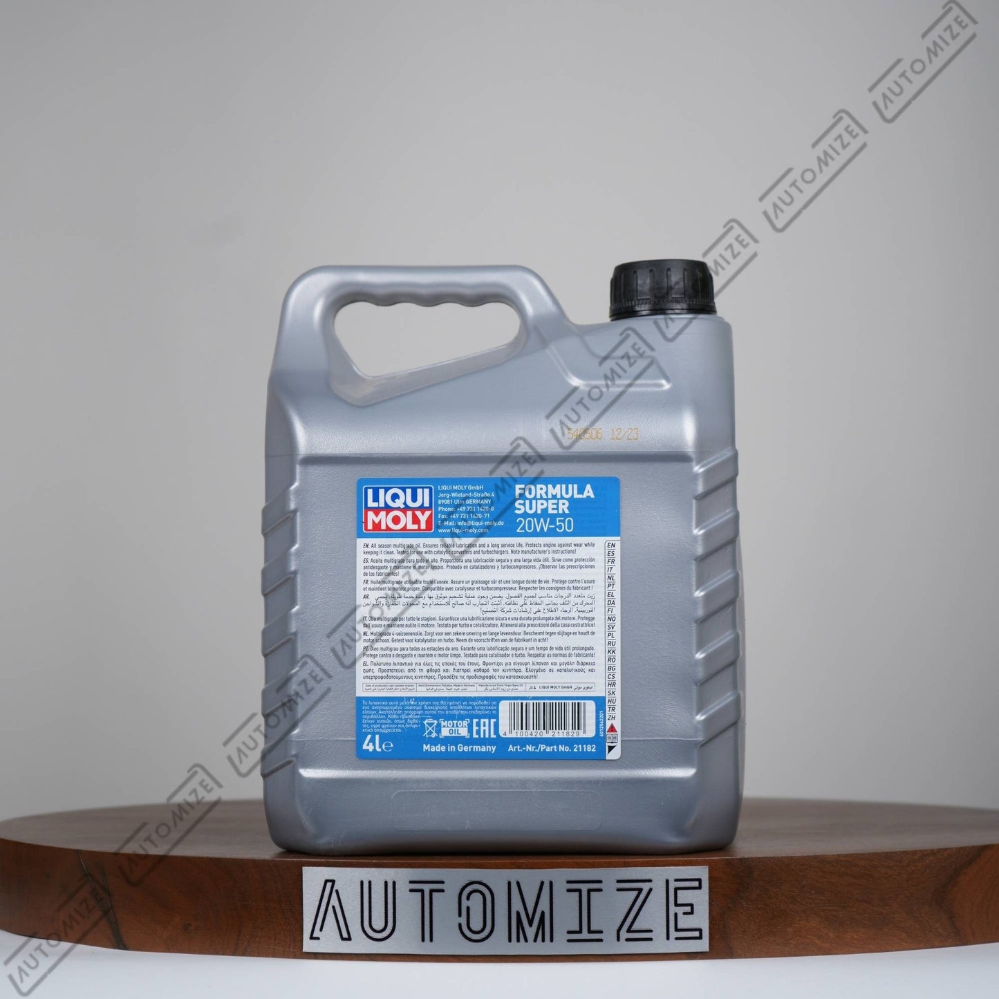 Liqui Moly Formula Super 20W - 50 [21182] (4l) - Automize