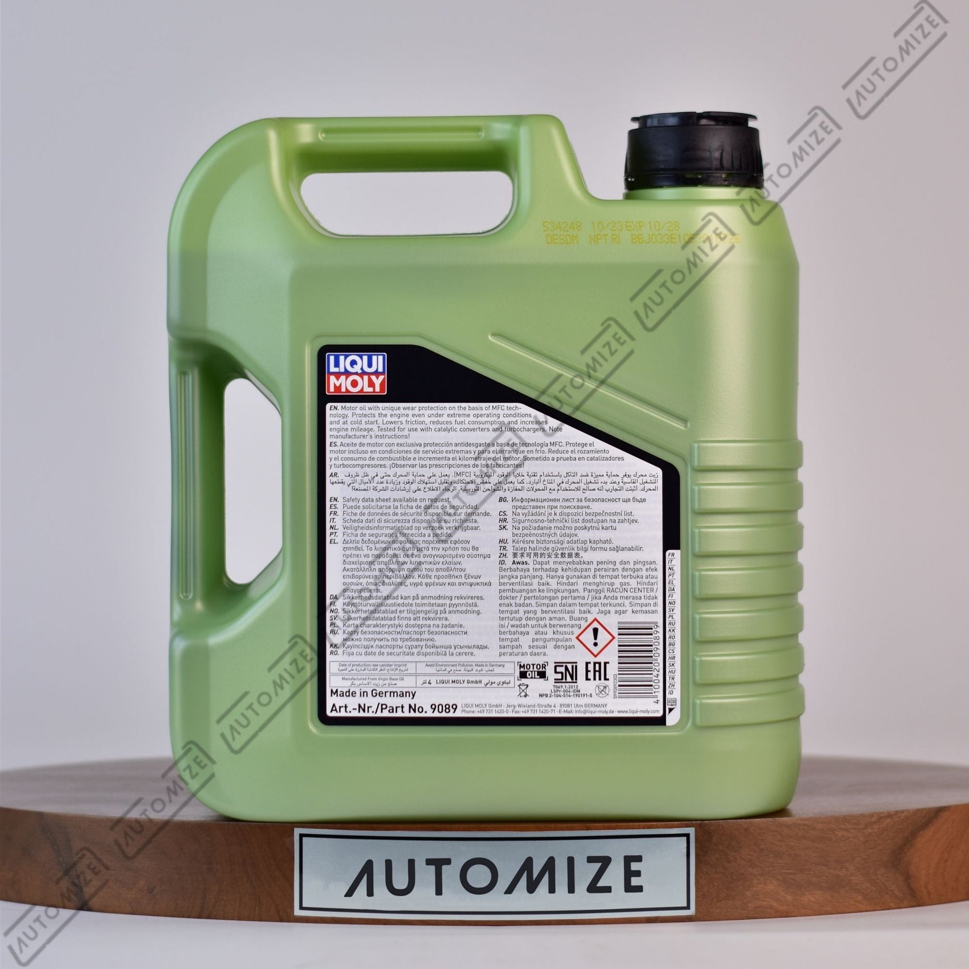 Liqui Moly Molygen 5W - 30 Genuine Gasoline Engine Oil (4l) - Automize