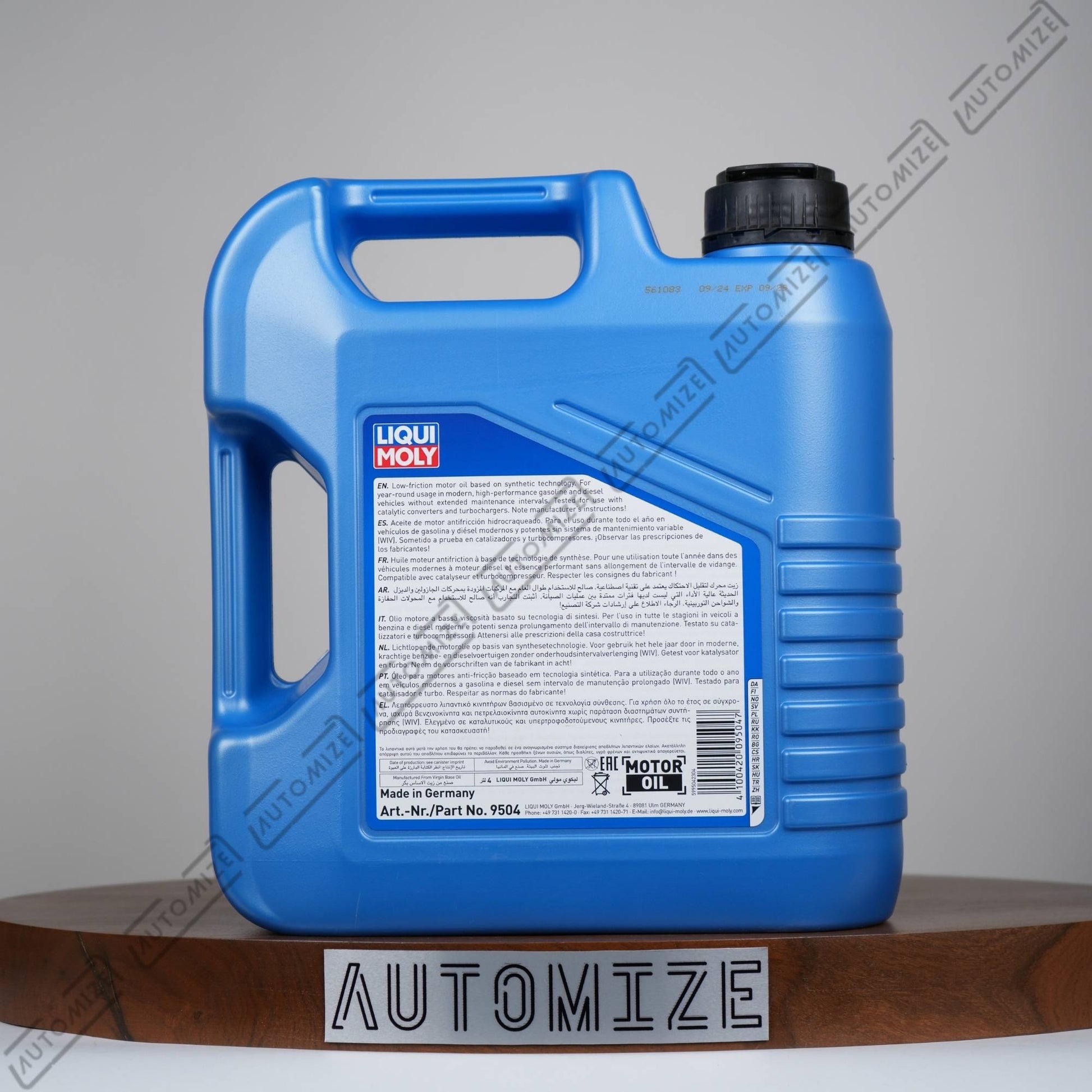 Liqui Moly Super Leichtlauf 10W - 40 [9504] (4l) - Automize