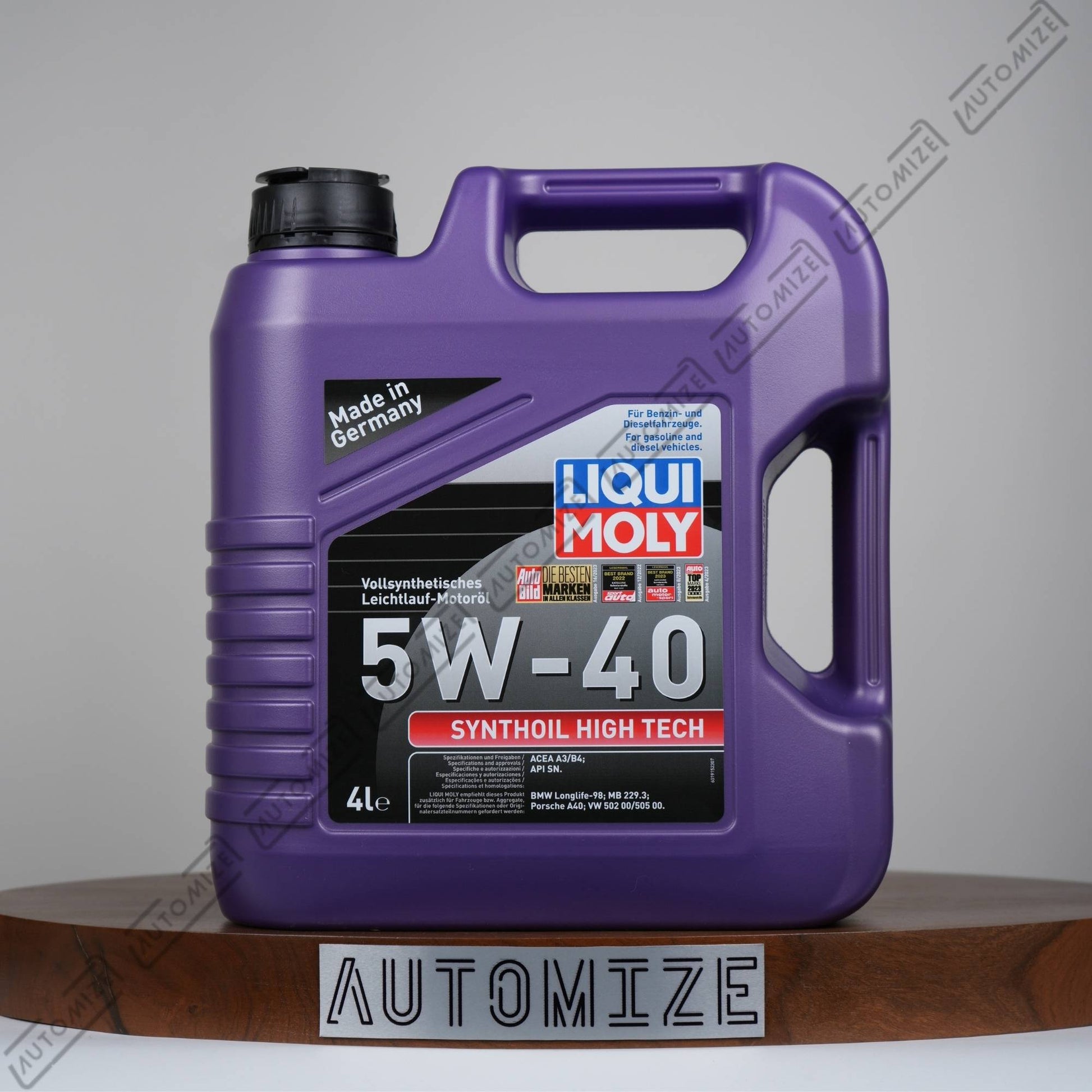 Liqui Moly Synthoil High Tech 5W - 40 [2194] (4l) - Automize