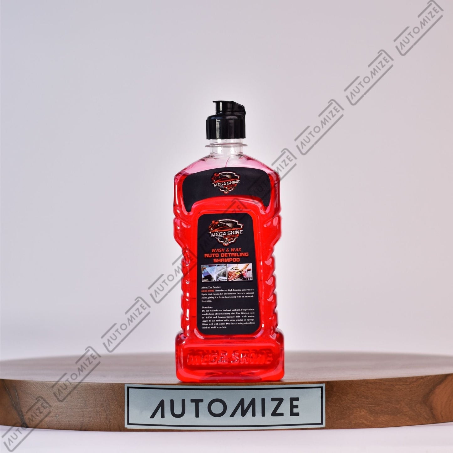 Mega Shine Wash and Wax Auto Detailing Shampoo (450ml) - Automize