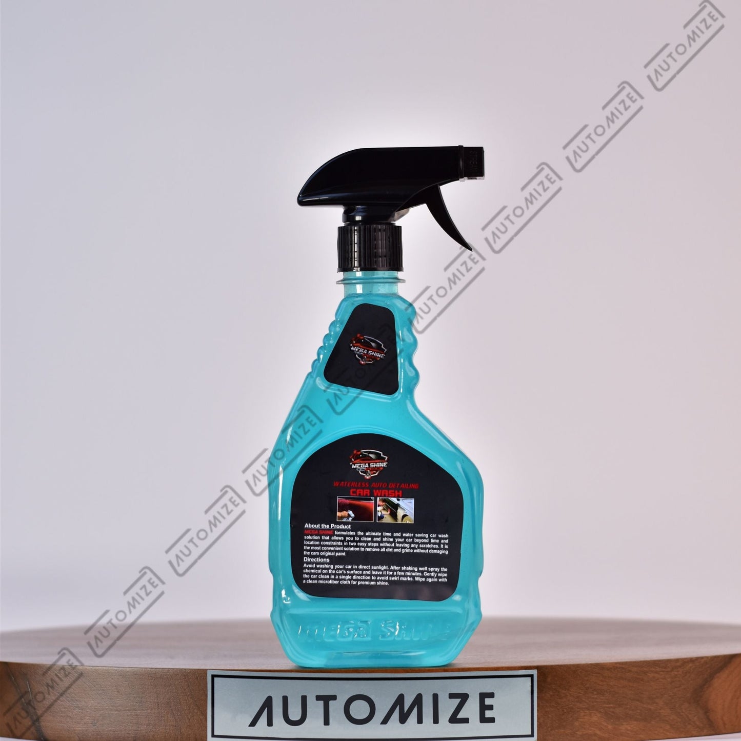 Mega Shine Waterless Auto Detailing Car Wash (440ml) - Automize