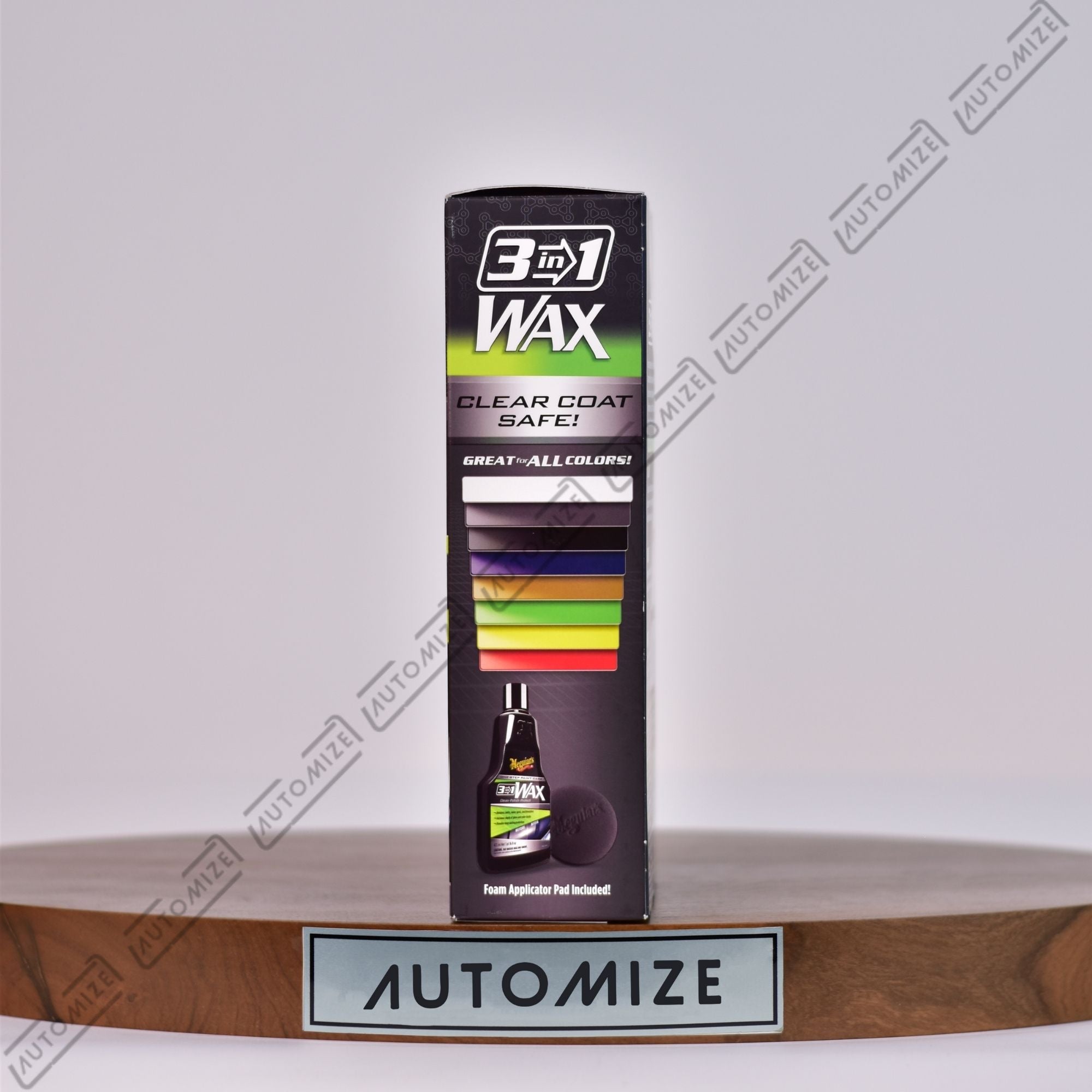 Shop Meguiar's 3 - in - 1 Wax with Foam Pad (473ml) - Automize