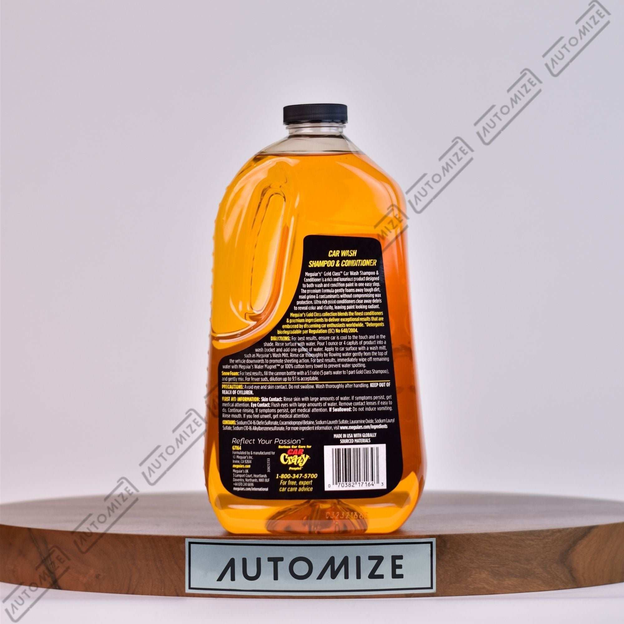 Order Online Meguiar's Gold Class Car Wash Shampoo & Conditioner (1.89l) - Automize