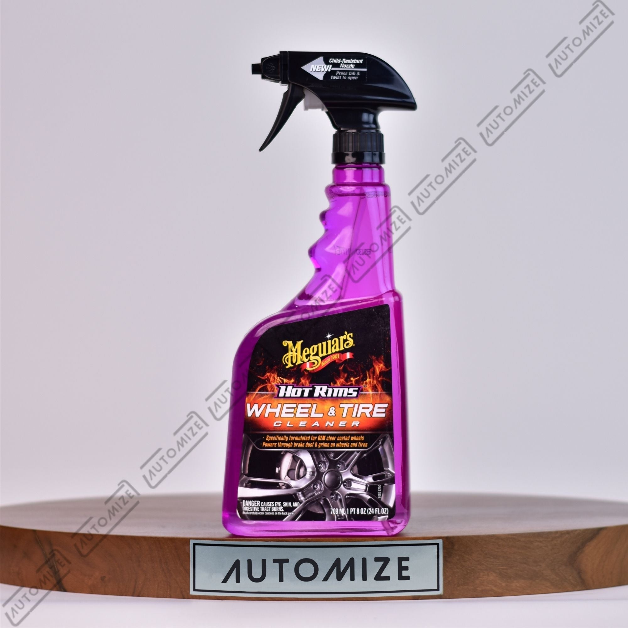 Buy Meguiar's Hot Rims Wheel and Tire Cleaner (709ml) in Pakistan - Automize