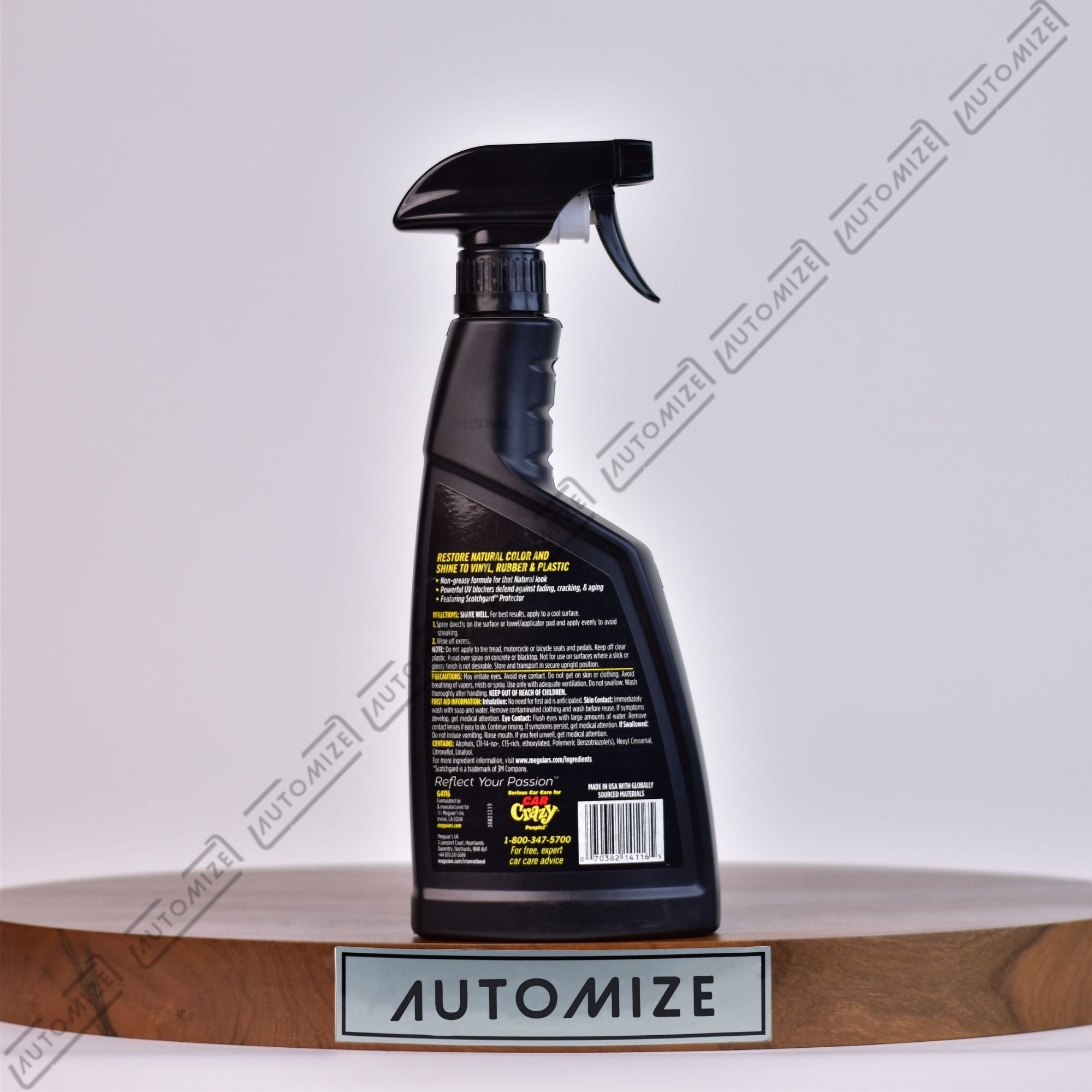 Order Online Meguiar's Natural Shine Protectant with 3M Scotchguard (473ml) - Automize
