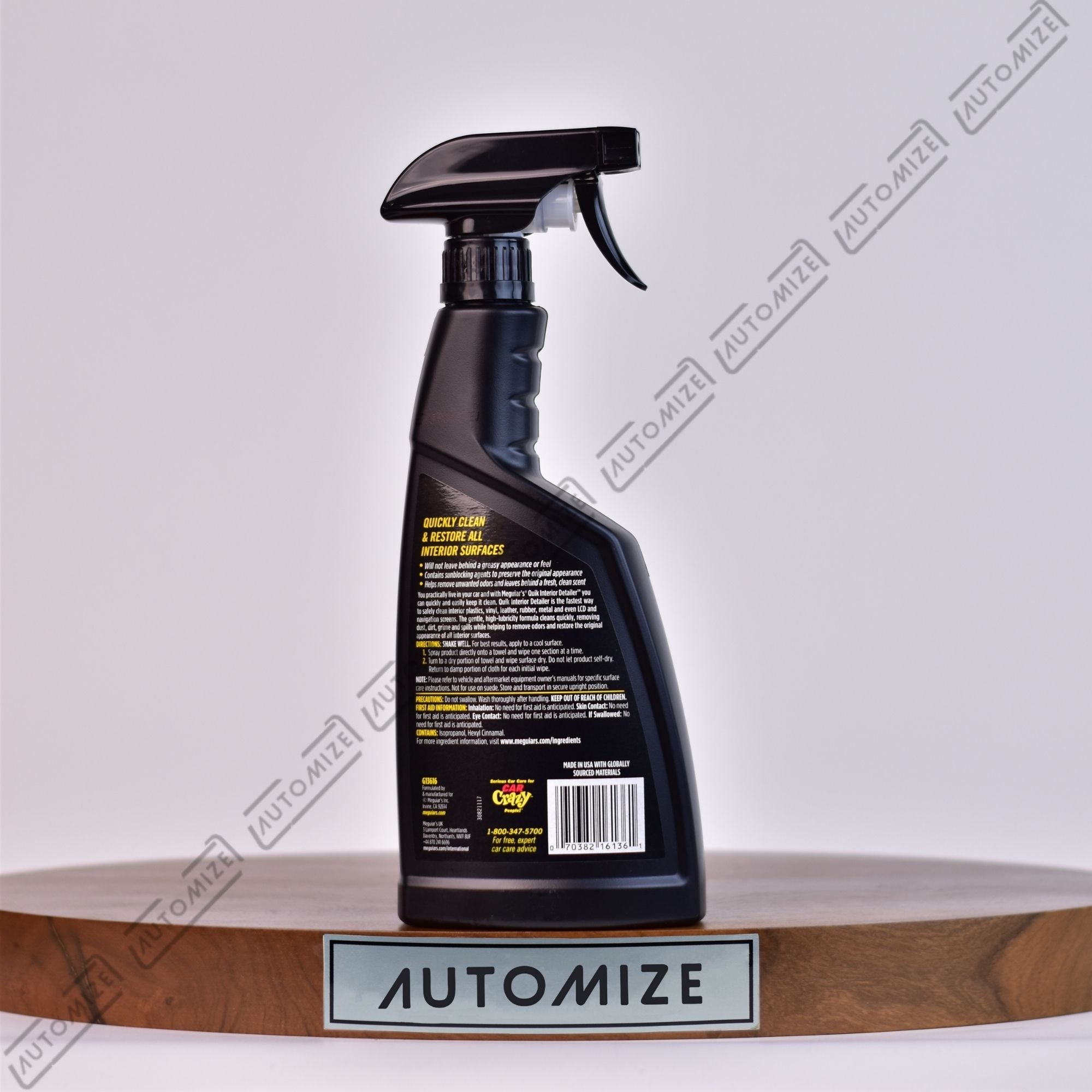 Order Online Meguiar's Quik Interior Detailer Cleaner - Refresher (473ml) - Automize
