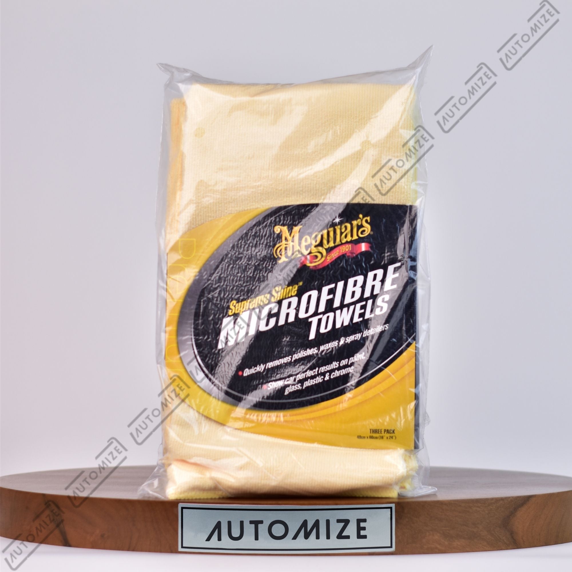 Buy Meguiar's Supreme Shine Microfibre Towels (3 pack) in Pakistan - Automize