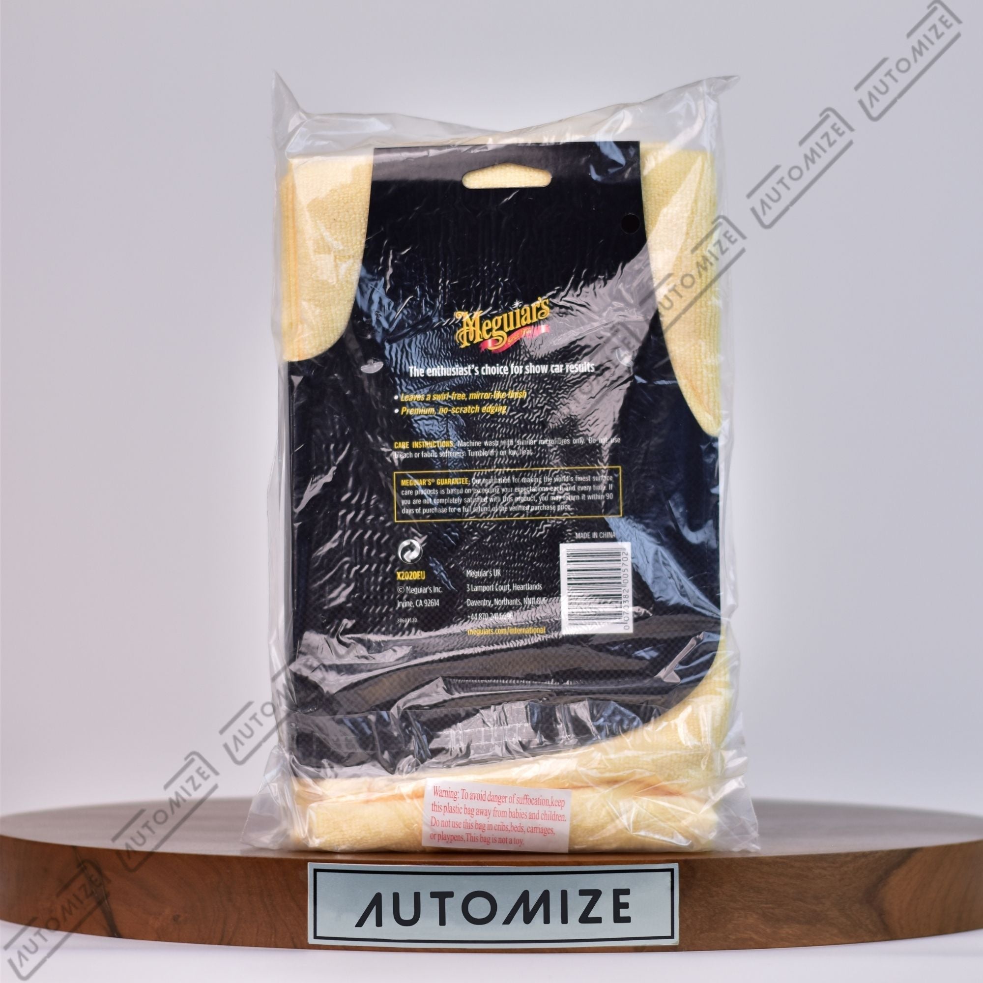 Order Online Meguiar's Supreme Shine Microfibre Towels (3 pack) - Automize