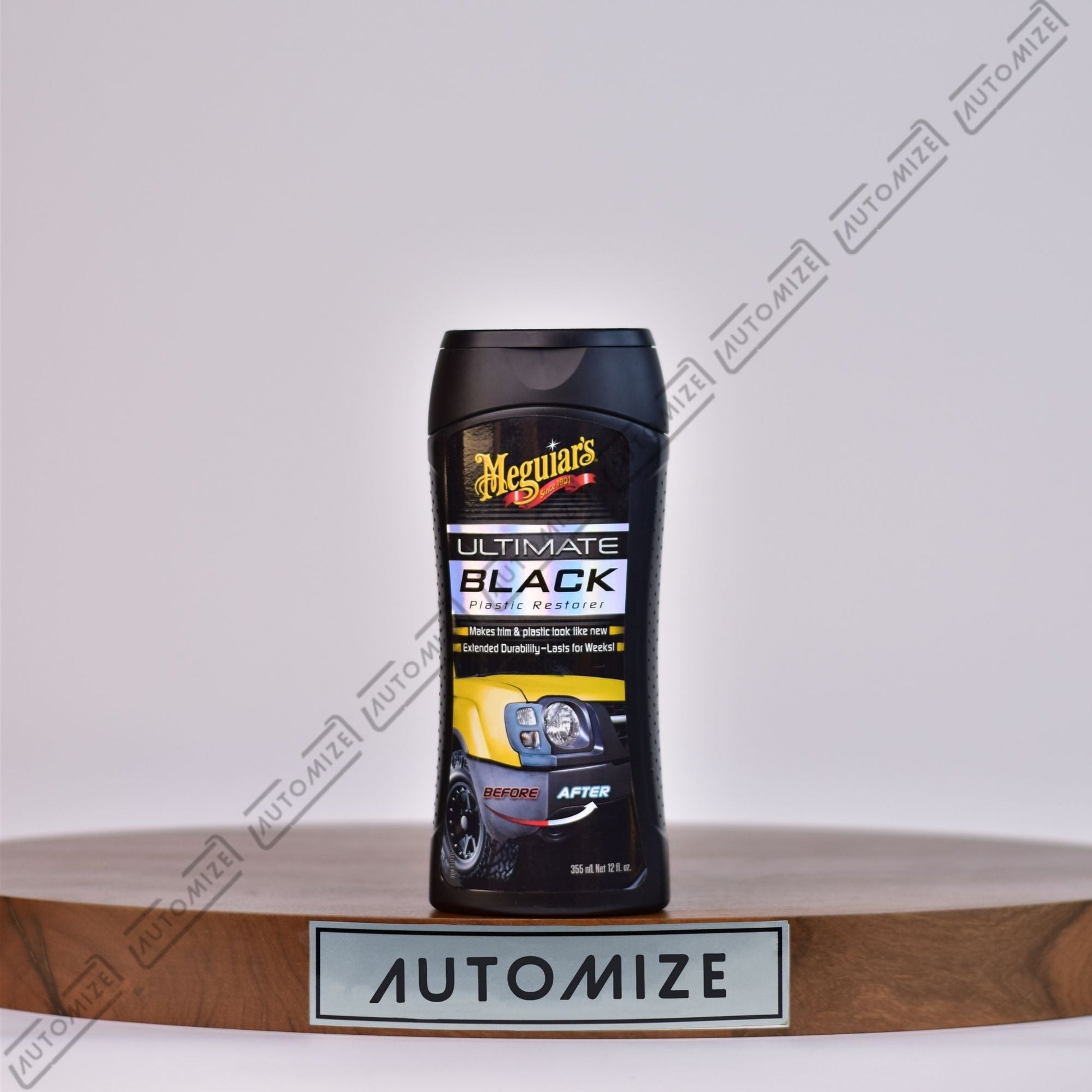 Meguiar's Ultimate Black Plastic Restorer (355ml) - Automize