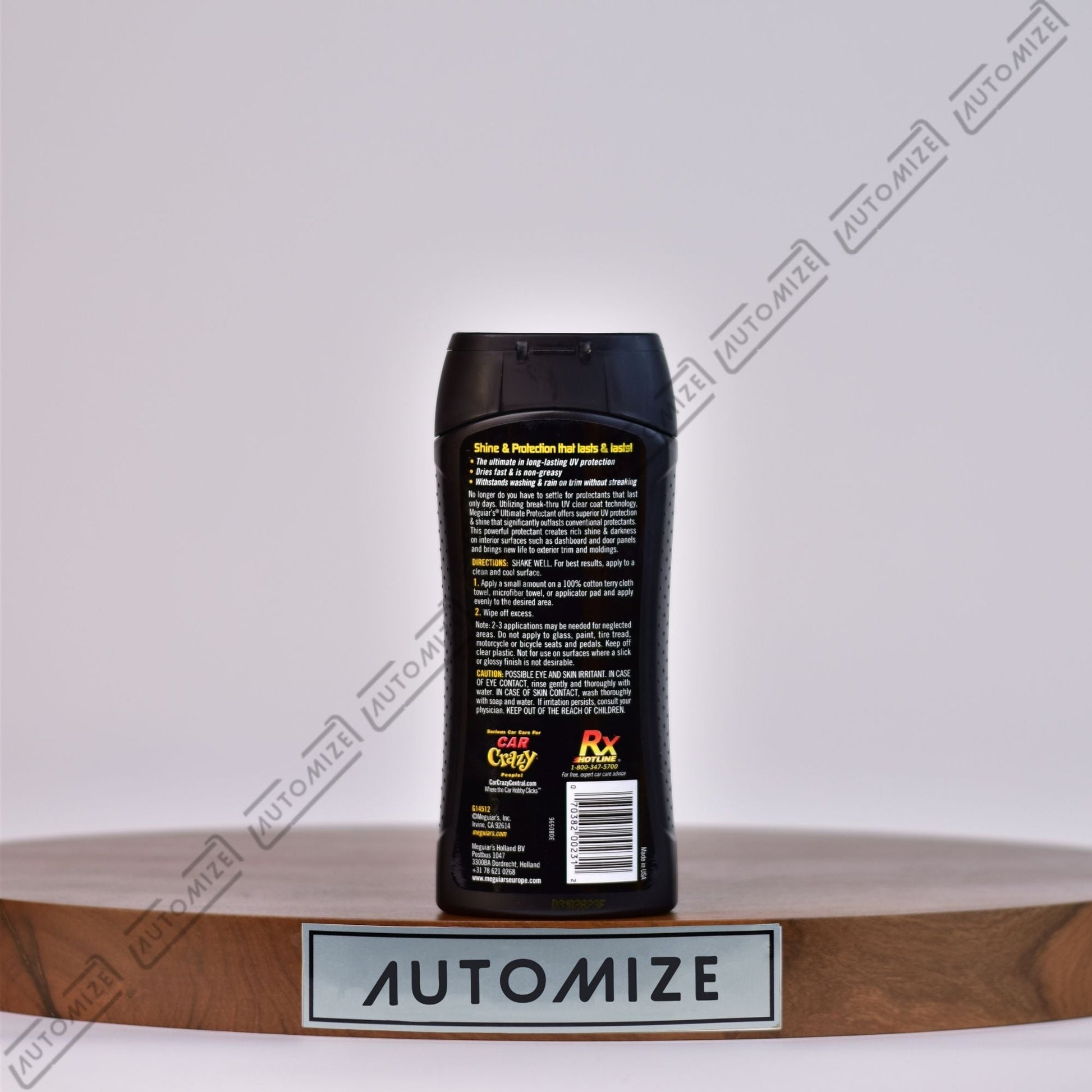 Meguiar's Ultimate Protectant Dash and Trim Restorer (355ml) - Automize