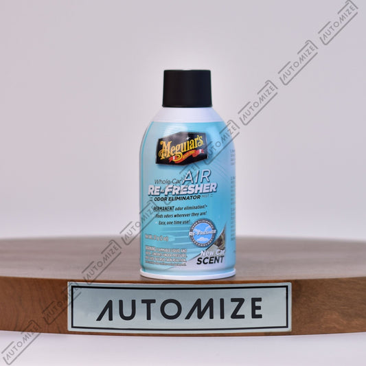 Meguiar's Whole Car Air Re - fresher Odor Eliminator Mist - New Car (57g) - Automize