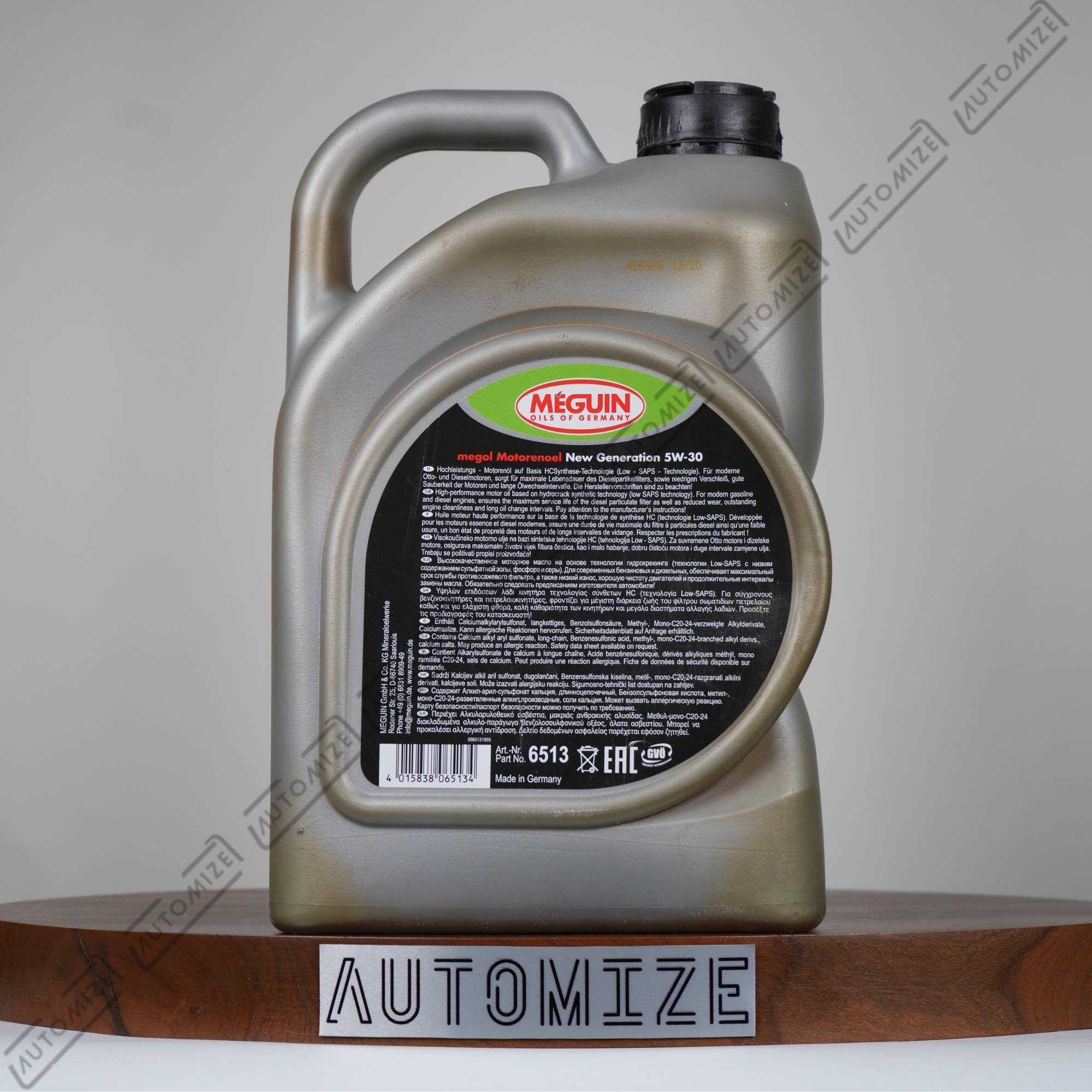 Meguin New Generation SN 5W - 30 [6513] (4l) - Automize