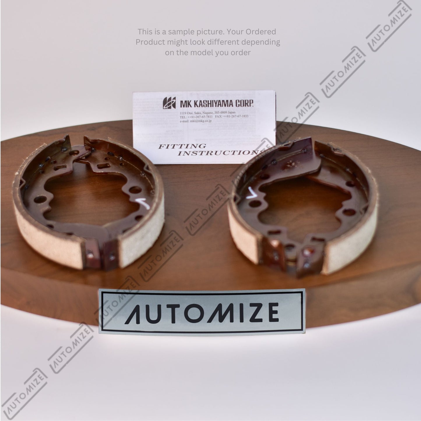 MK Kashiyama Corp. K7728 Suzuki Brake Shoe - Automize