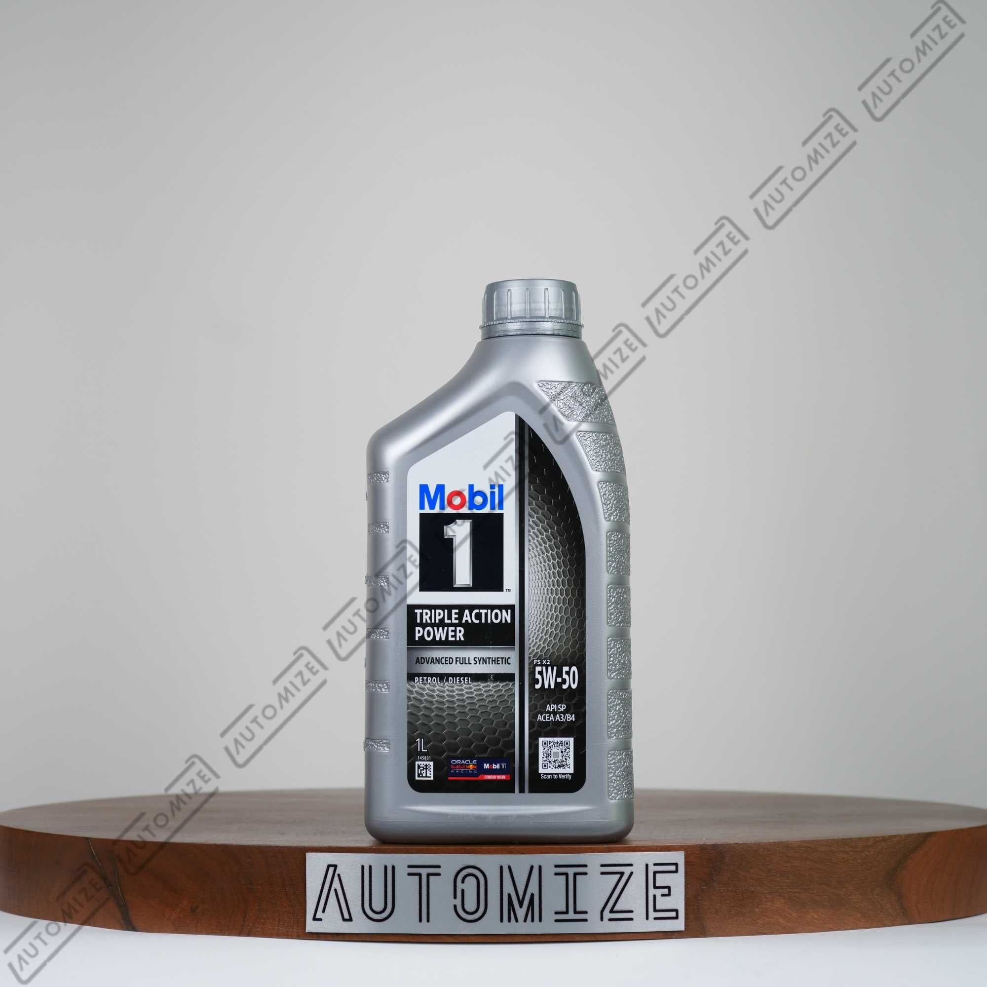 Mobil1 Triple Action Power Advanced Fully Synthetic for Petrol and Diesel SAE 5W - 50 (1l) - Automize