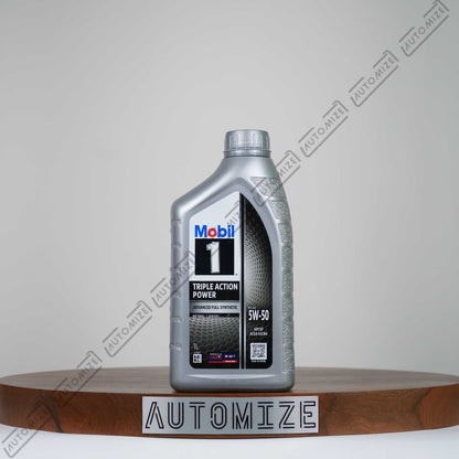 Mobil1 Triple Action Power Advanced Fully Synthetic for Petrol and Diesel SAE 5W - 50 (1l) - Automize