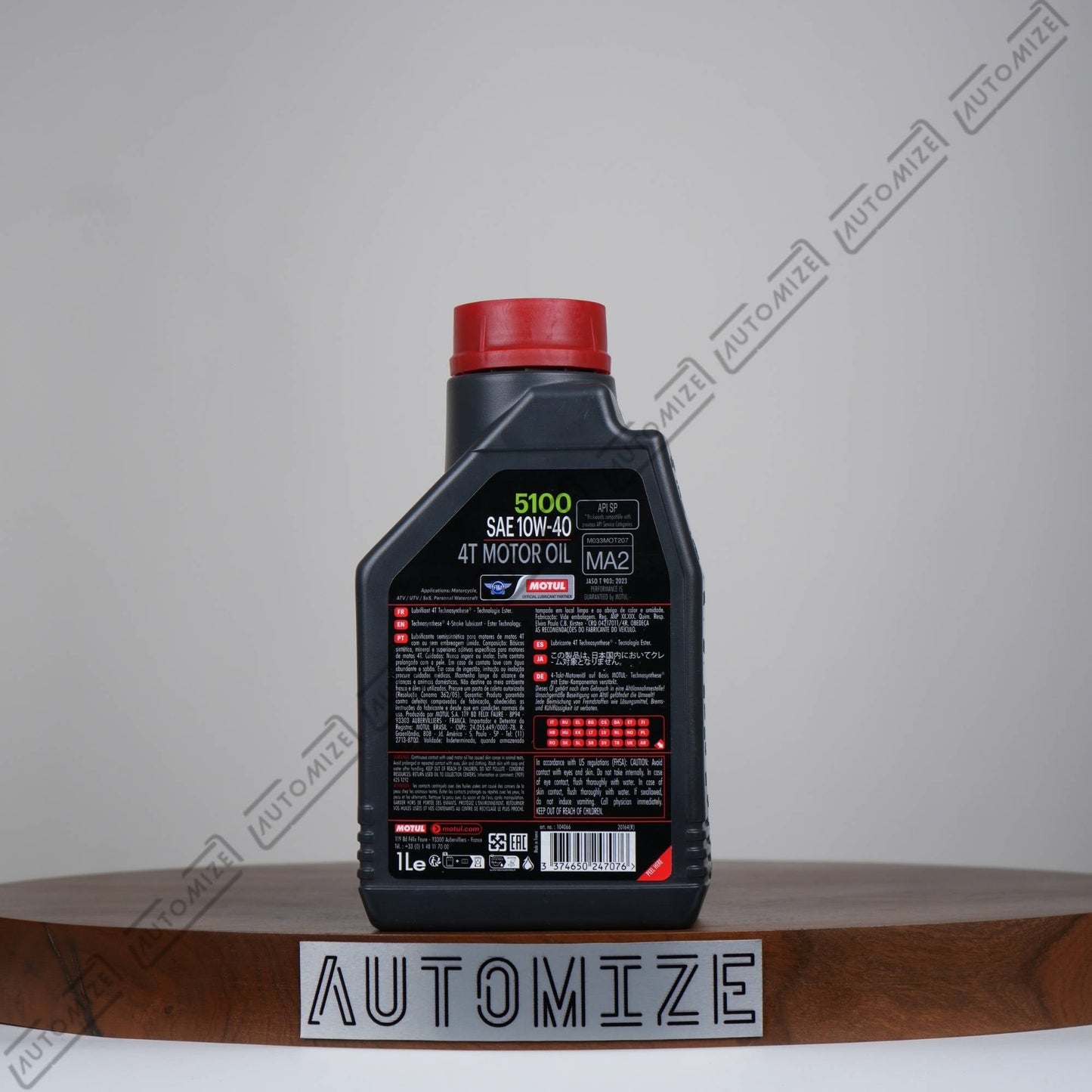 Motul 5100 Road & Off - Road SAE 10W - 40 4T Motor Oil (1l) - Automize