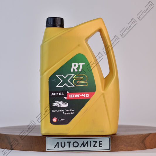 RT X2 API SL 10W - 40 Top Quality Gasoline Engine Oil (3l) - Automize