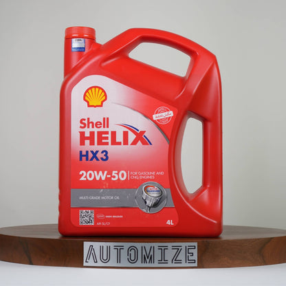 Shell Helix HX3 20W - 50 for Gasoline and CNG Engines (4l) - Automize