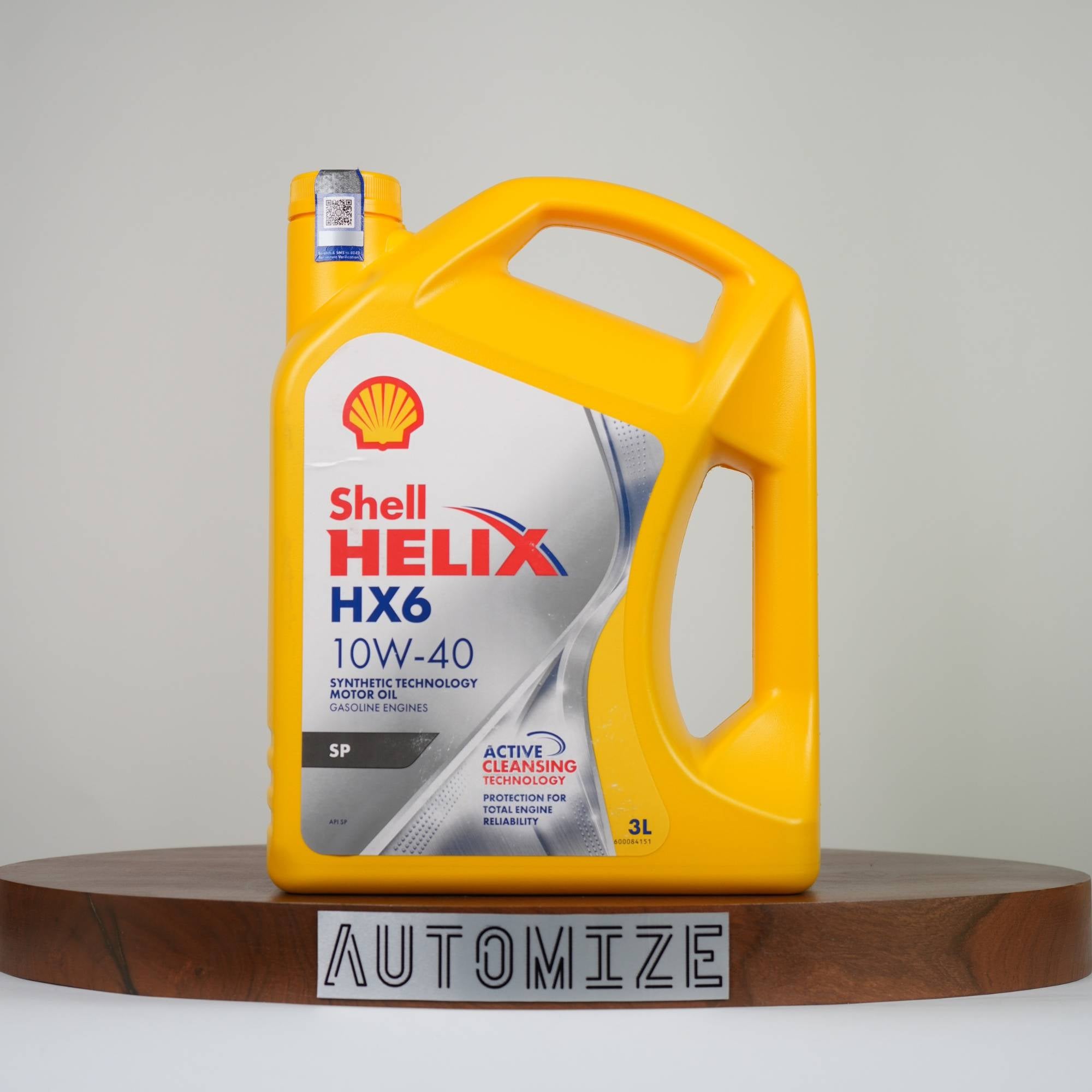 Shell Helix HX6 SP 10W - 40 Synthetic for Gasoline Engines (3l) - Automize