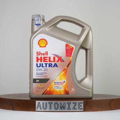 Shell Helix Ultra SP 0W - 20 Fully Synthetic for Gasoline Engines (3l) - Automize