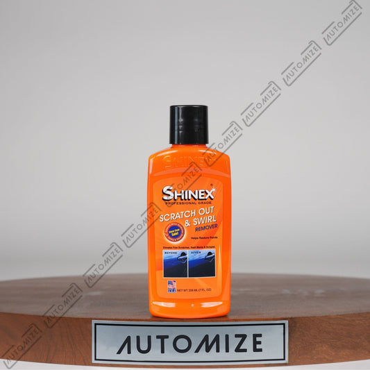 Shinex Professional Grade Scratch Out and Swirl Remover (208ml) - Automize