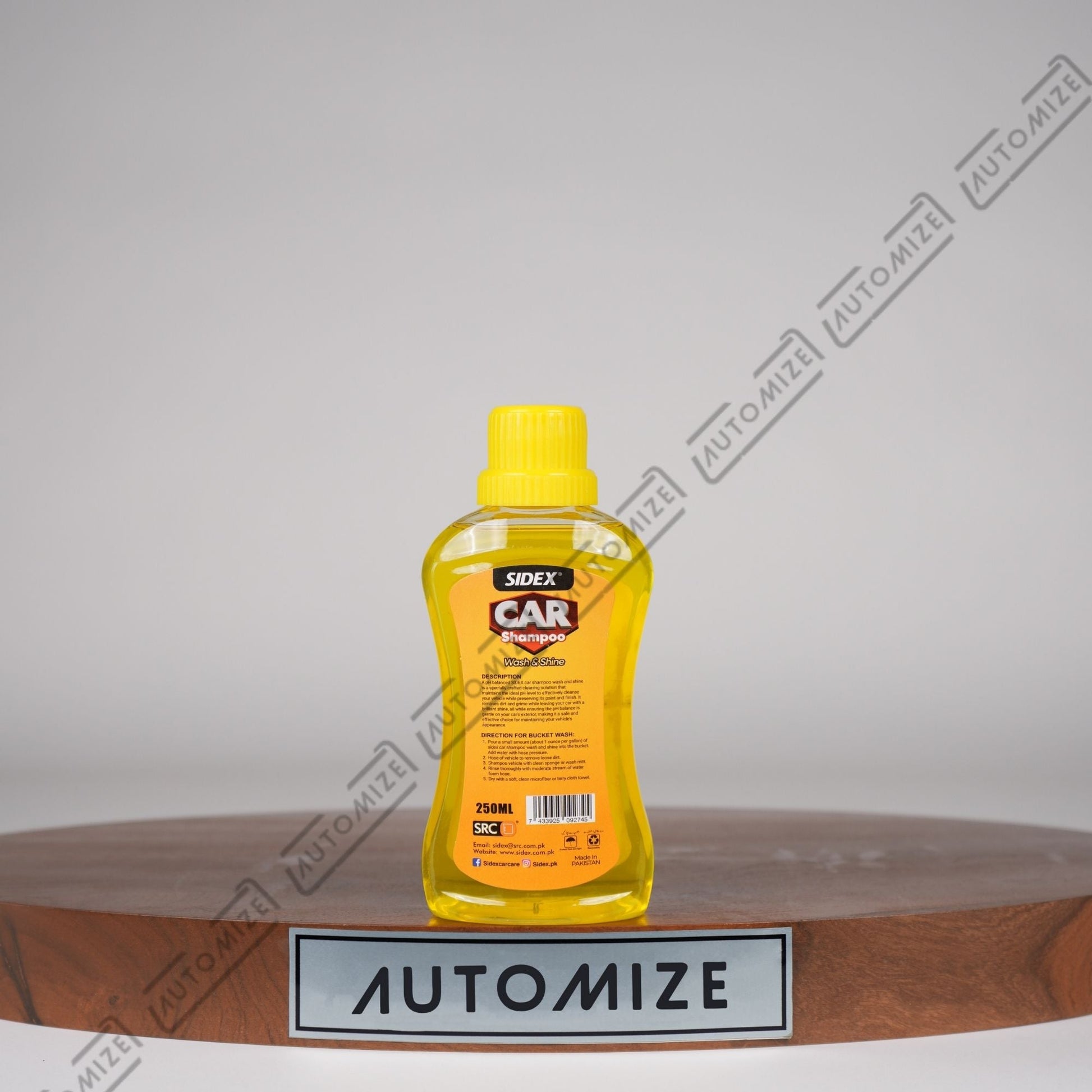 Sidex Car Shampoo Wash and Shine (250ml) - Automize