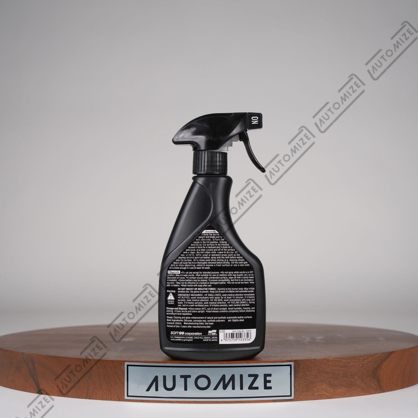 Soft99 Luxury Leather Cleaner and Conditioner (500ml) - Automize