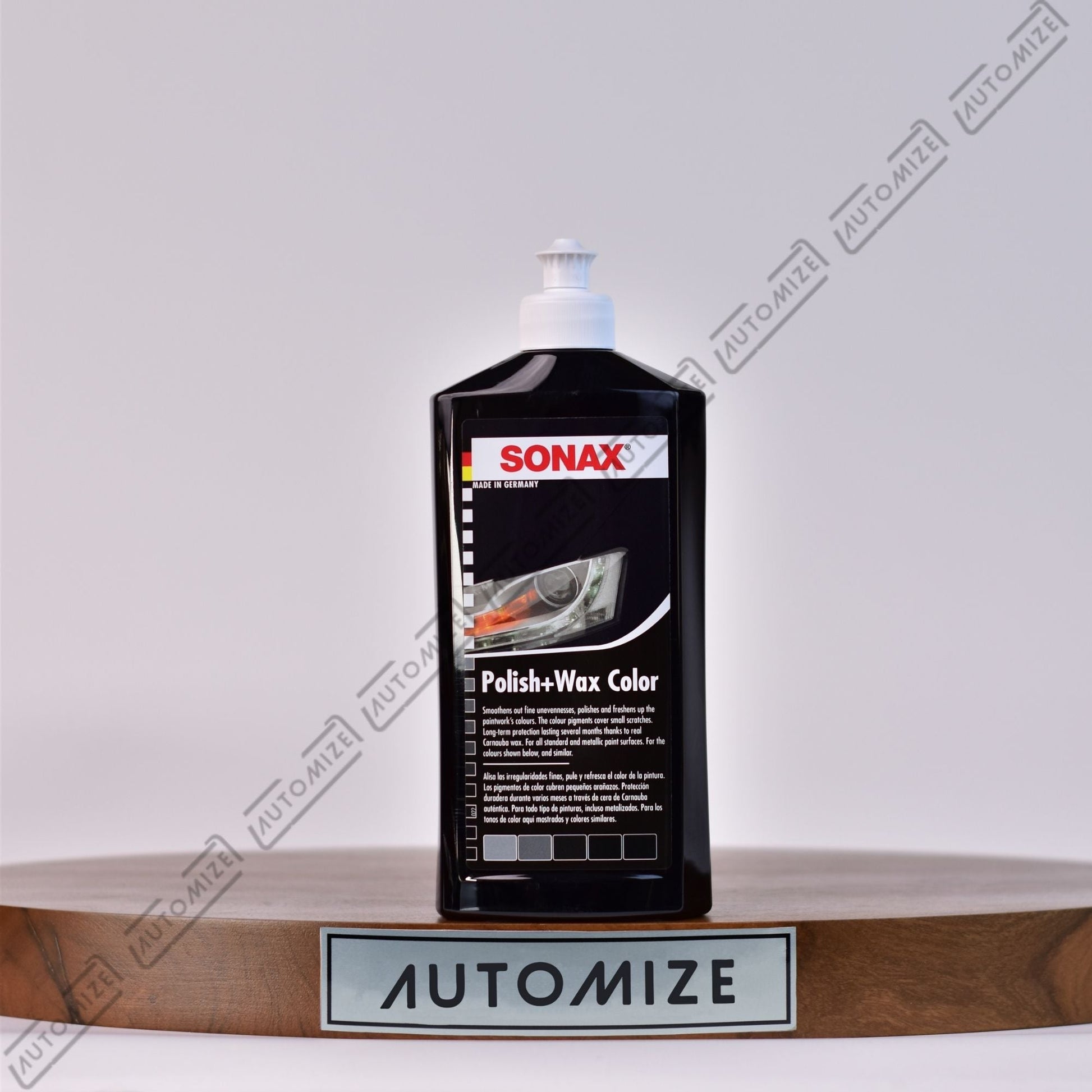 Sonax Polish & Wax Color - Black (500ml) - Automize