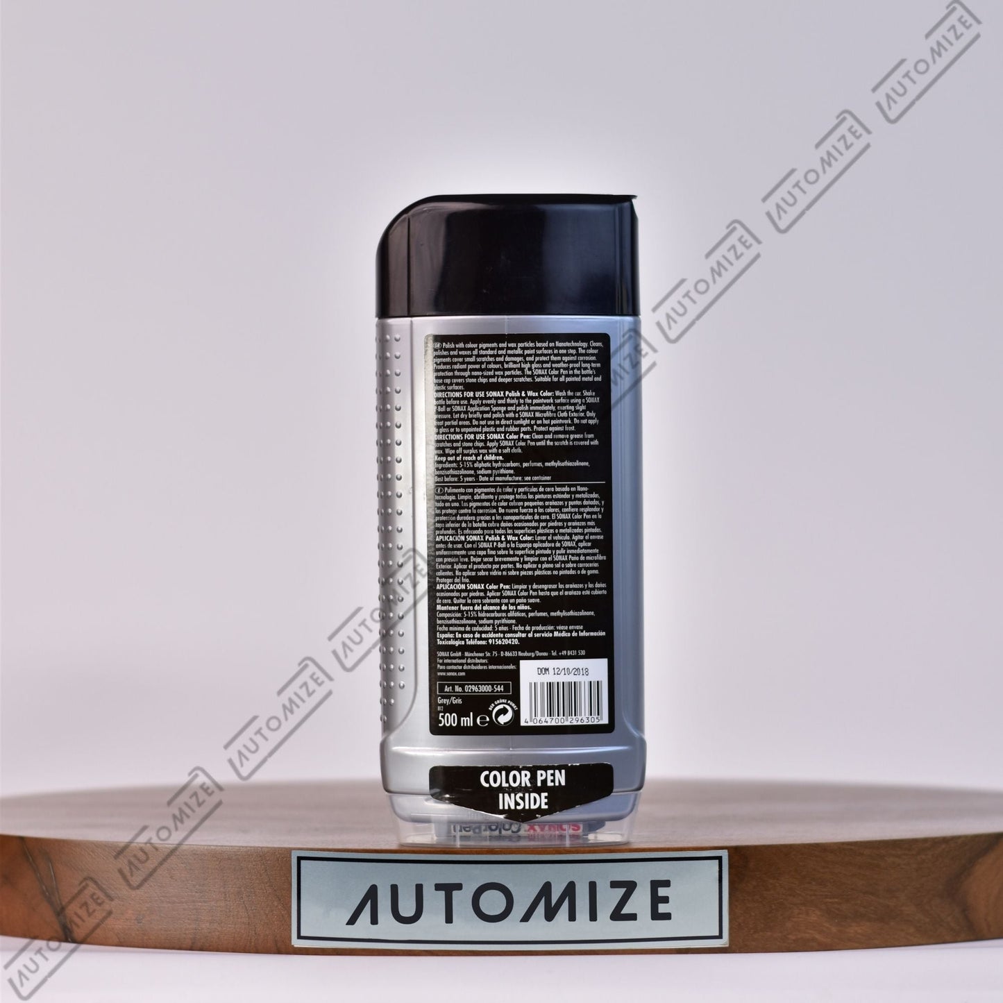 Sonax Polish & Wax Color - Grey/Silver (500ml) - Automize