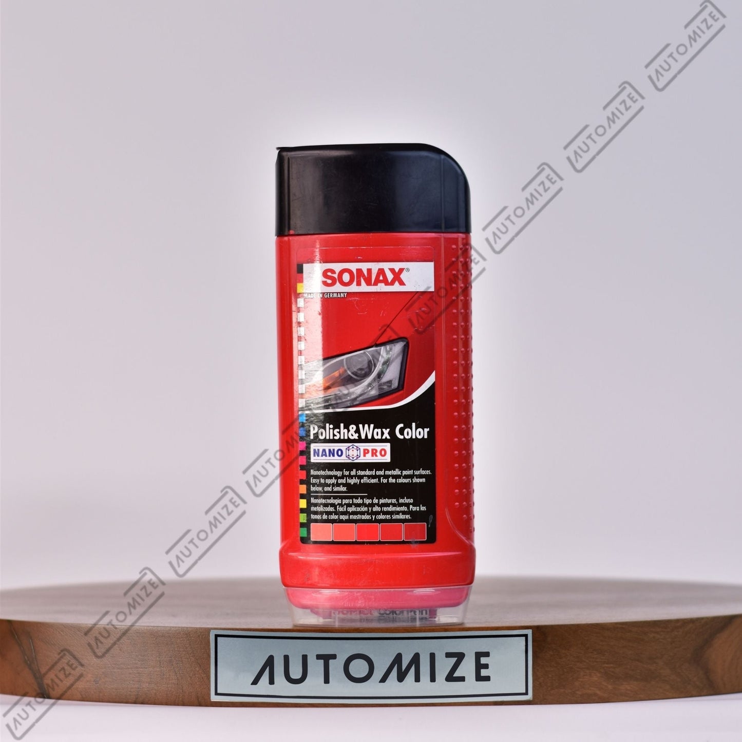 Sonax Polish & Wax Color - Red (500ml) - Automize