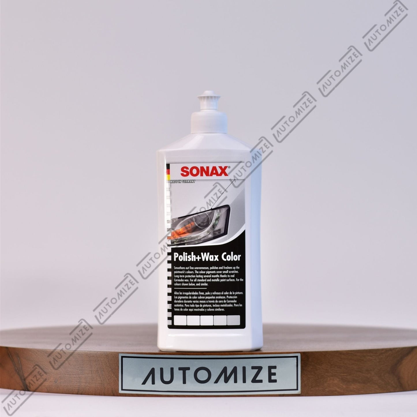 Sonax Polish & Wax Color - White (500ml) - Automize